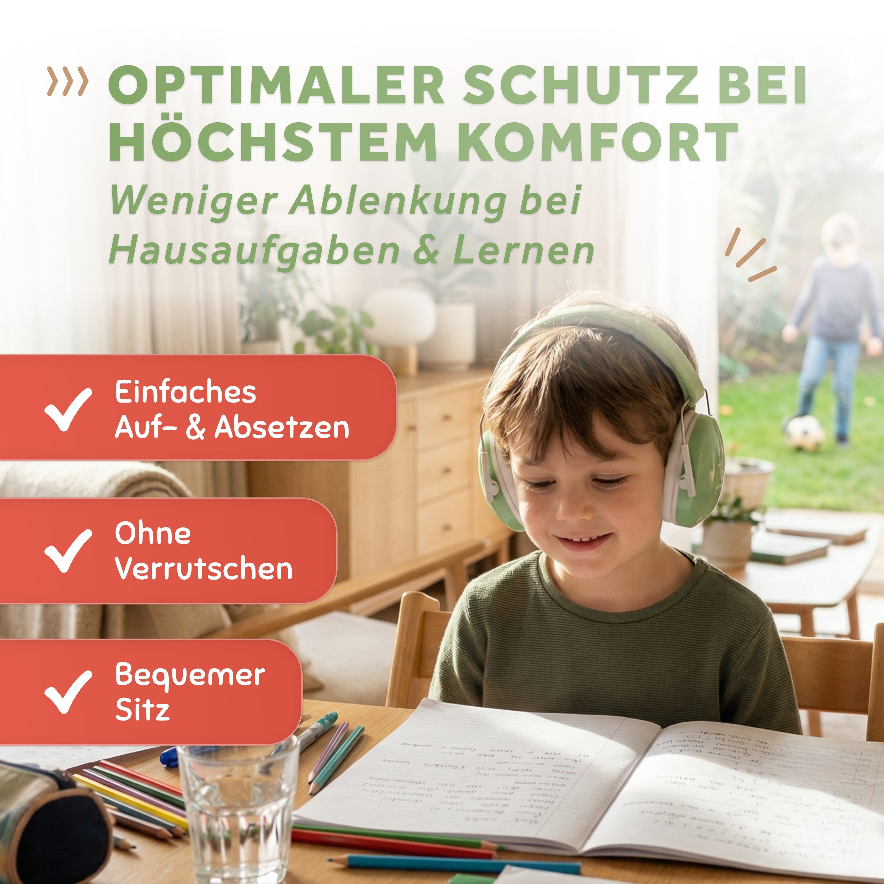 Schallwerk Kapselgehörschutz Kiddies Gehörschutz Kinder, Lärmschutz Ohrenschützer bis 16 Jahre, (Ohrenschutz für Kinder & Jugendliche, stufenlos größenverstellb – Bild 3 von 5