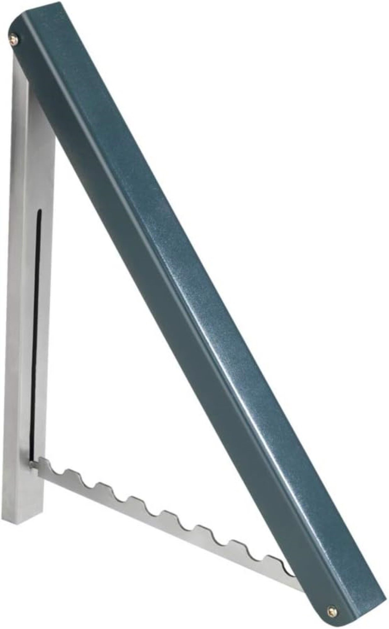 WENKO Kleiderstange Klapp-Garderobe Outdoor, wetterfest, platzsparend, rostfrei. (Outdoor-Garderobe, faltbar, wetterfest, Edelstahl und ABS-Kunststoff., WENKO Klapp-Garderobe, robust, ideal für Balkon, Terrasse, Garten), Klappbar, witterungsbeständig, rostfrei, platzsparend, bis 8 Bügel.