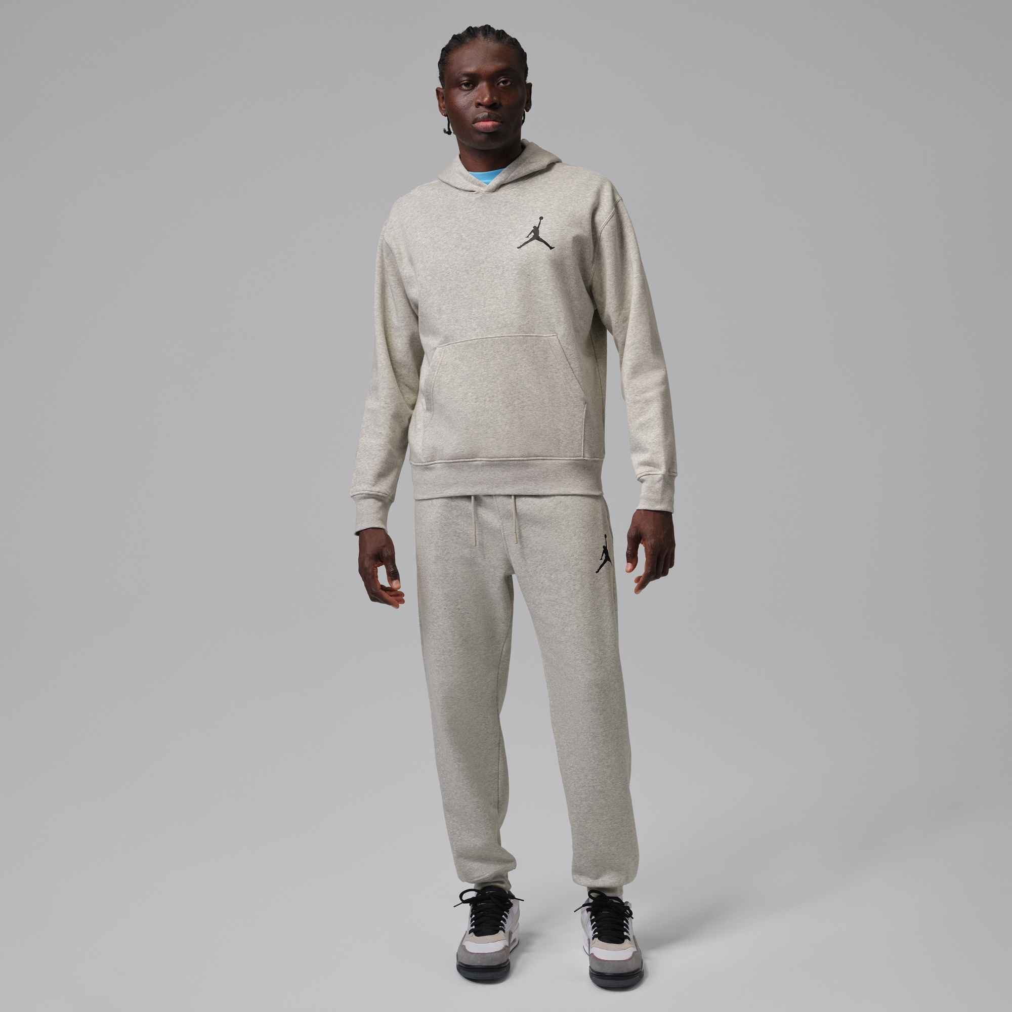 Jordan Kapuzensweatshirt M J JUMPMAN FLC PO 2 mit Rundhalsausschnitt, atmungsaktives Material, normale Schnittform