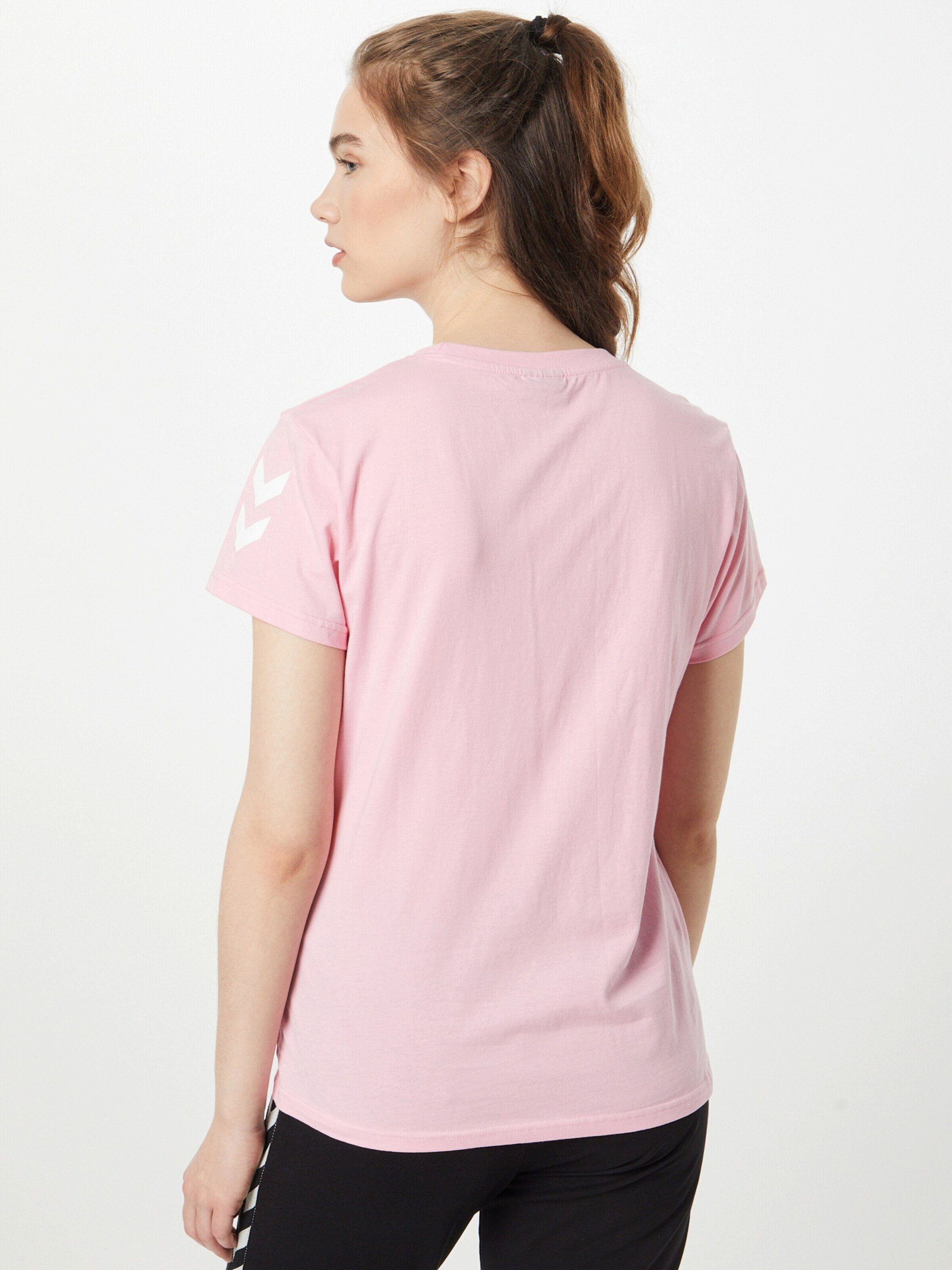 Funktionsshirt hummel Plain/ohne (1-tlg) Details rosa