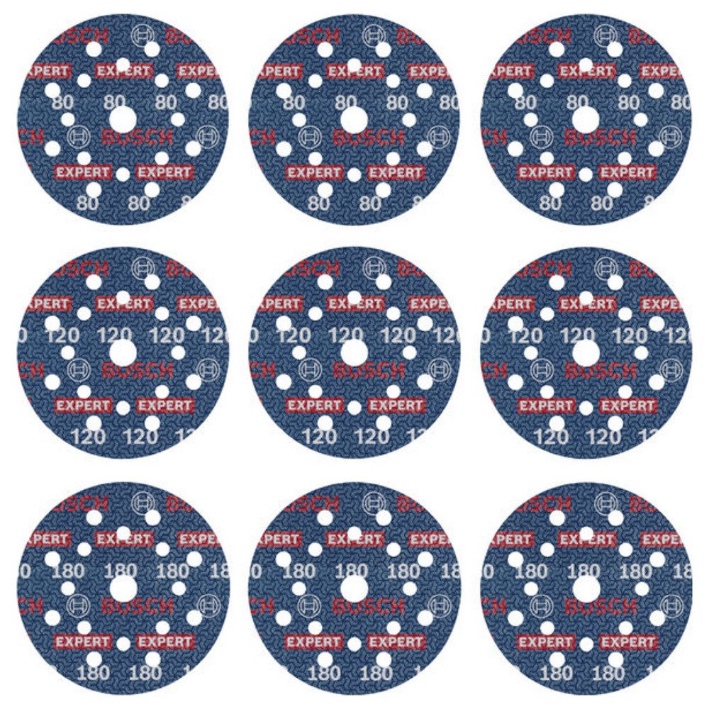 Bosch Accessories Schleifscheibe Bosch Accessories 2608902407 Schleifscheiben-Set Durchmesser 125 mm Kö