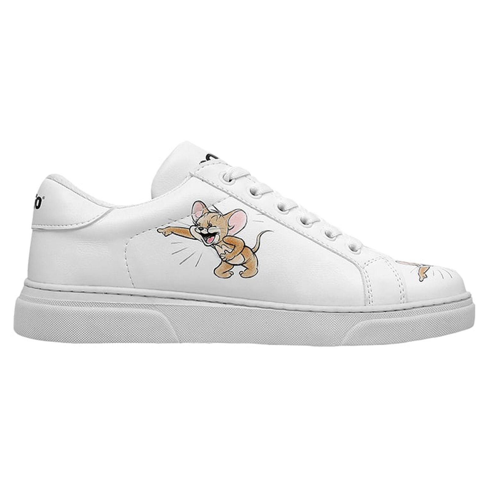 DOGO Ace Low-Top Sneaker Tom And Jerry Up-To-No-Good Damen Sneaker Sneaker Handgefertigt