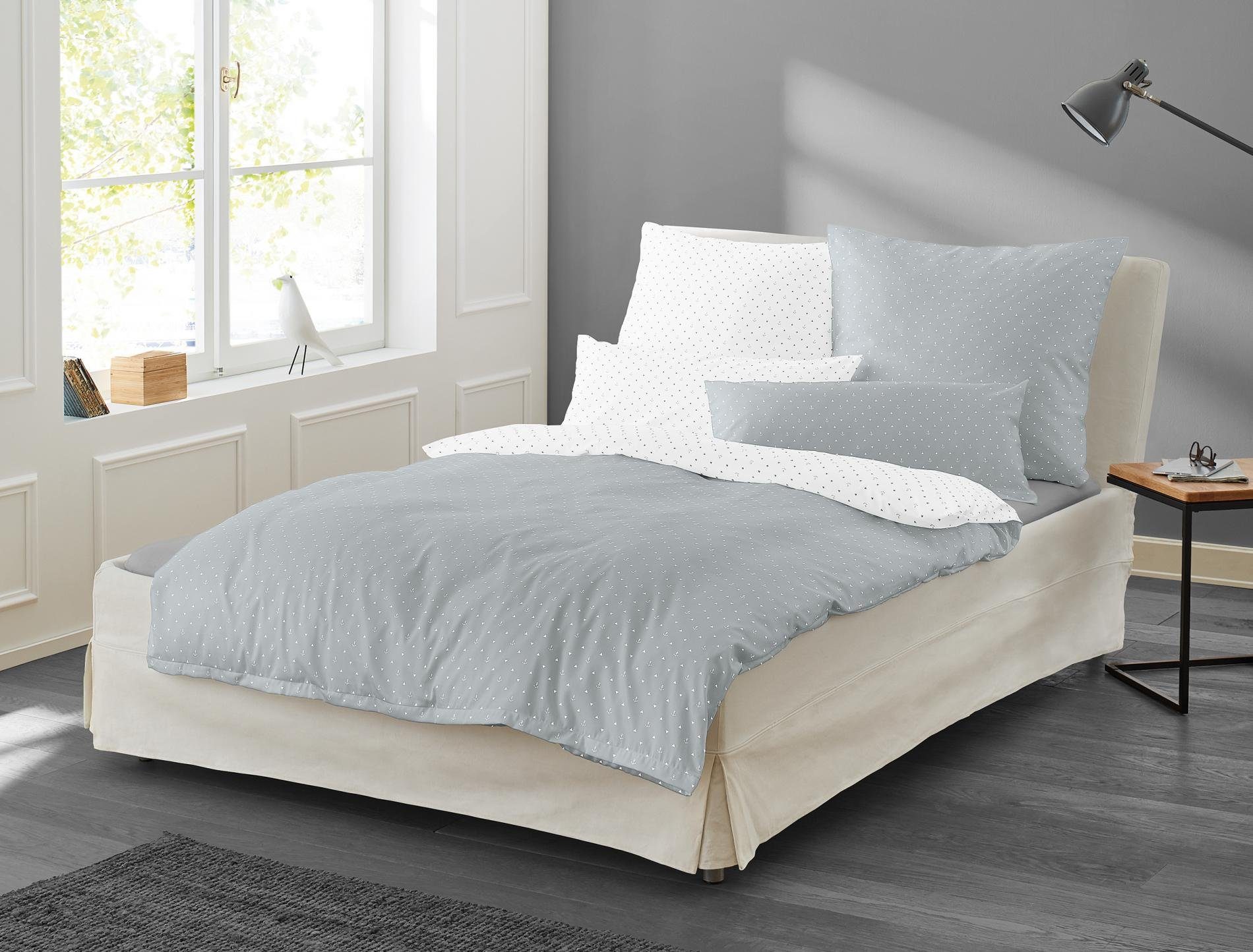 Irisette Wendebettwäsche Jessica, Mako-Satin, 2 teilig, günstig online kaufen
