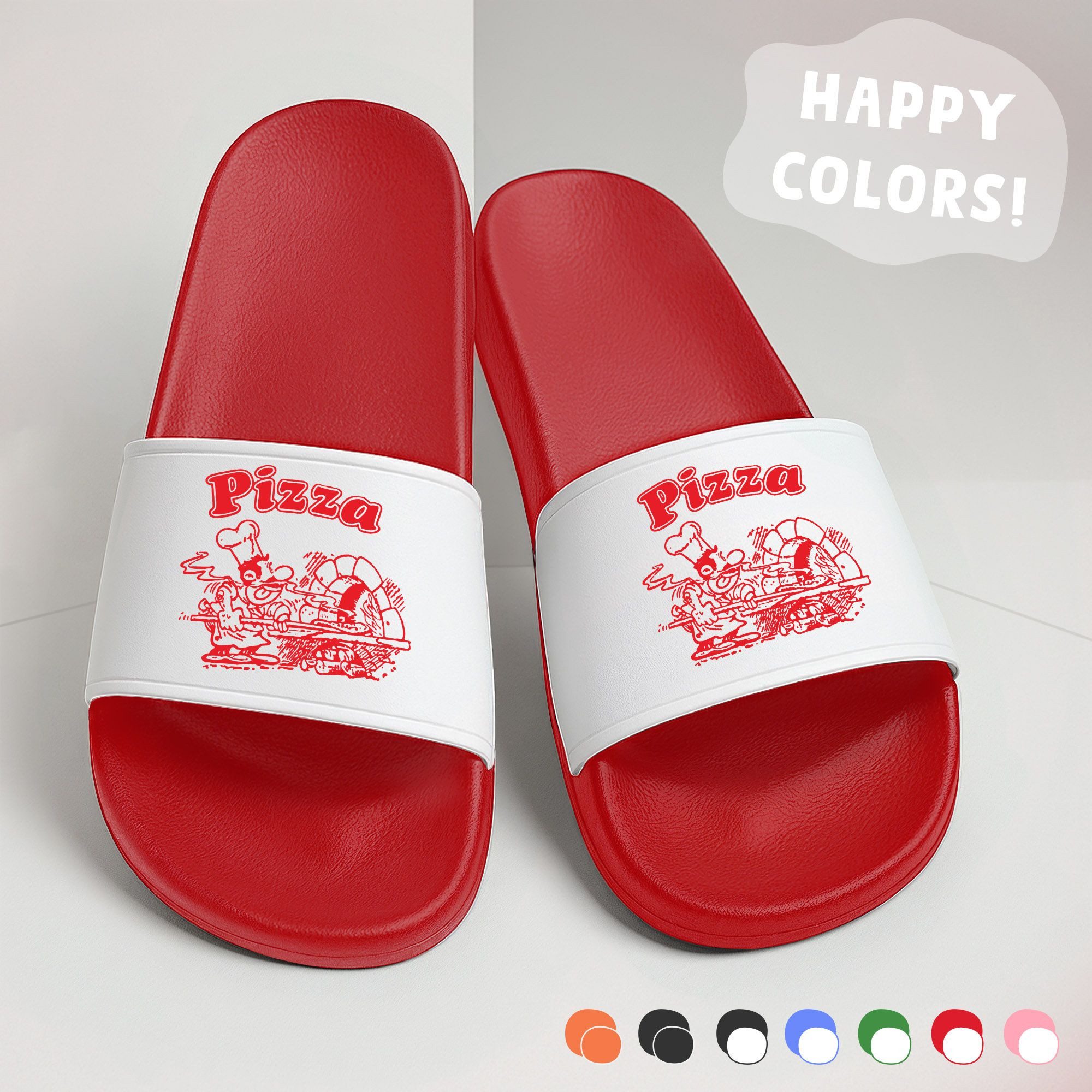 MoonWorks Badeschlappen für Pizza-Liebhaber, Badelatschen Unisex günstig online kaufen