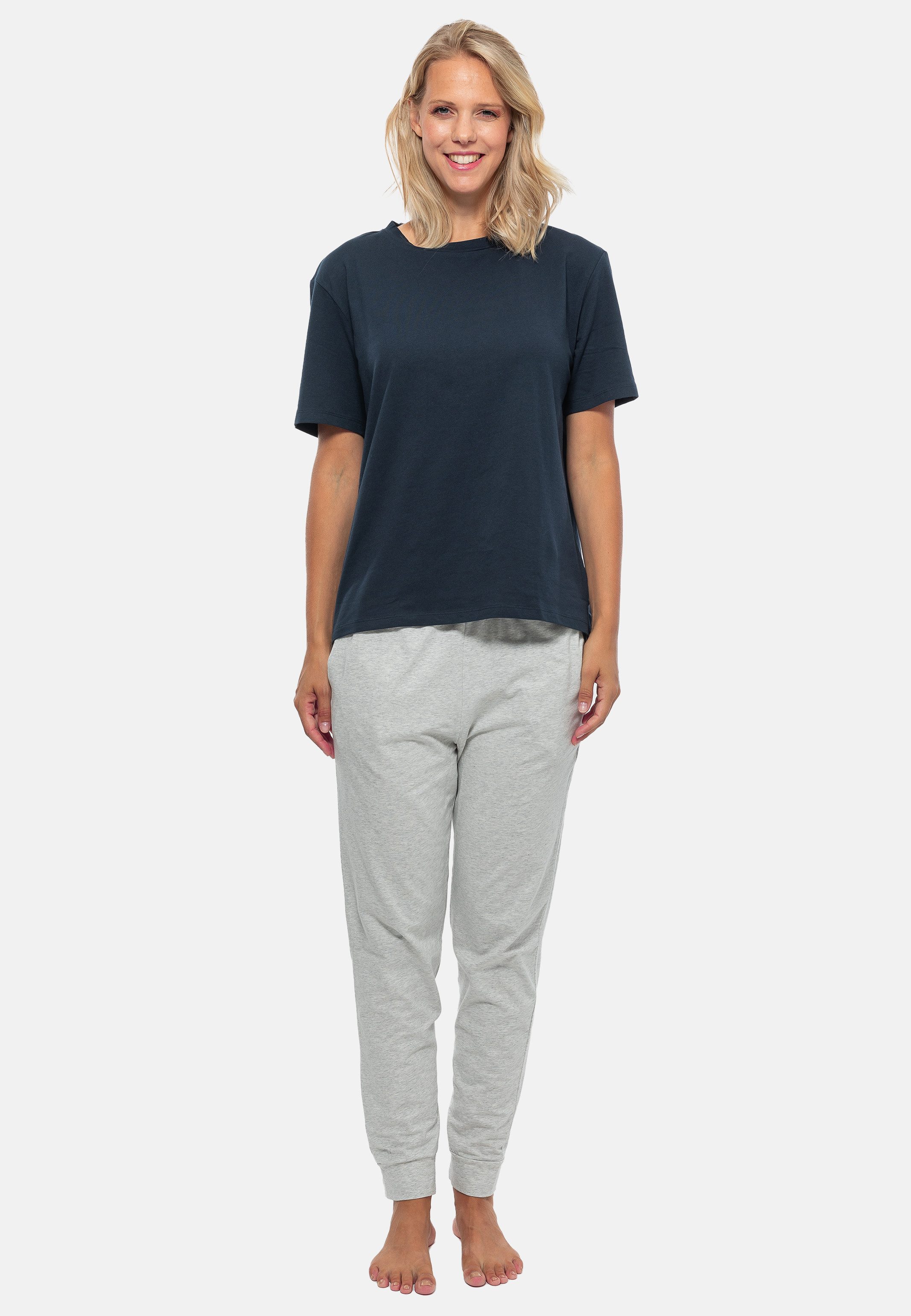 Schiesser Pyjama Organic Cotton (Set, 2 günstig online kaufen