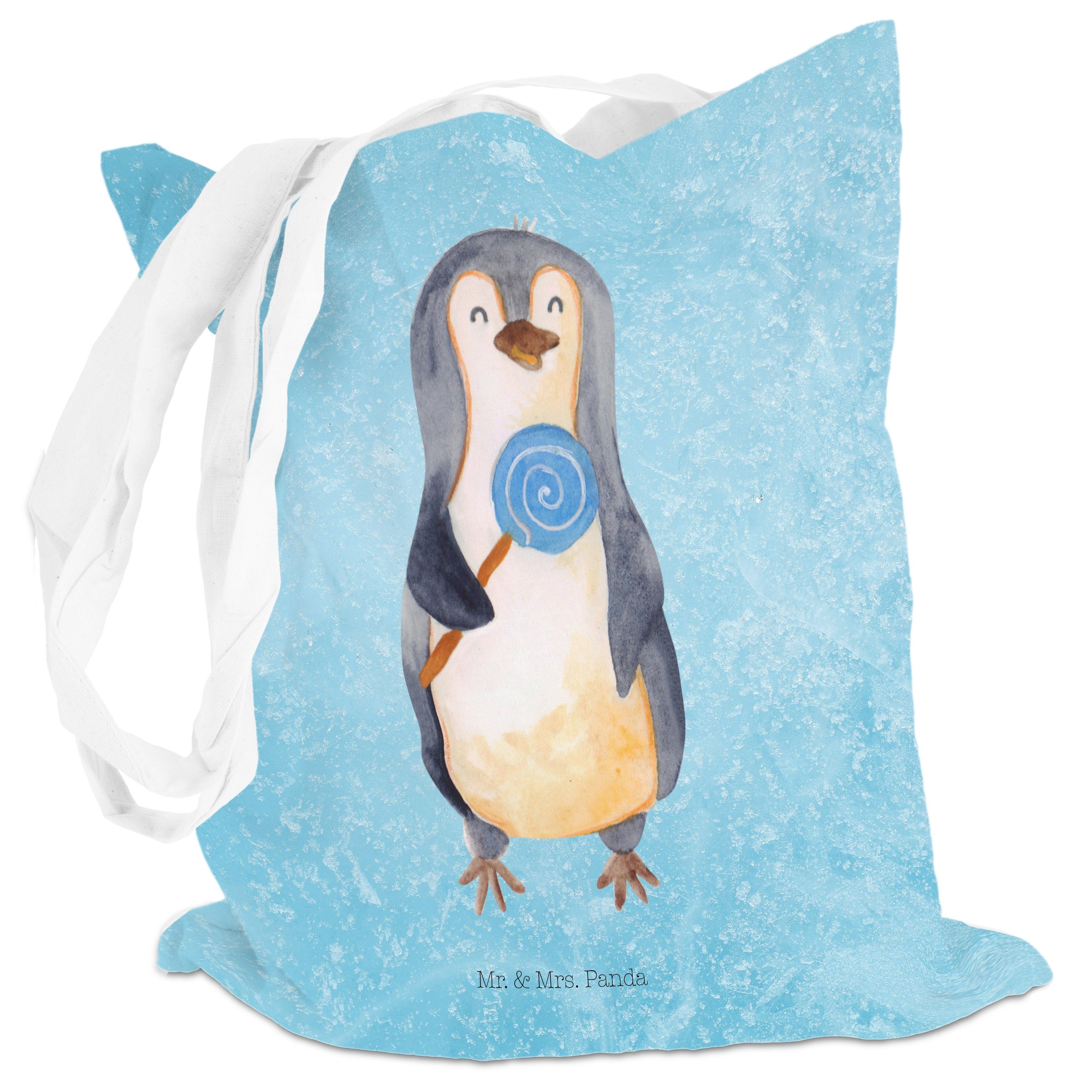 - Geschenk, Mr. - (1-tlg) Beutel, & Beuteltas Pinguin Tragetasche Mrs. Lolli Panda Einkaufstasche, Eisblau