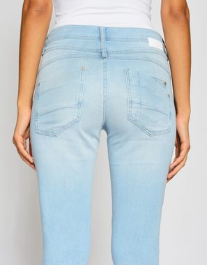 GANG Relax-fit-Jeans 94AMELIE CROPPED aus weichem Sweat Denim