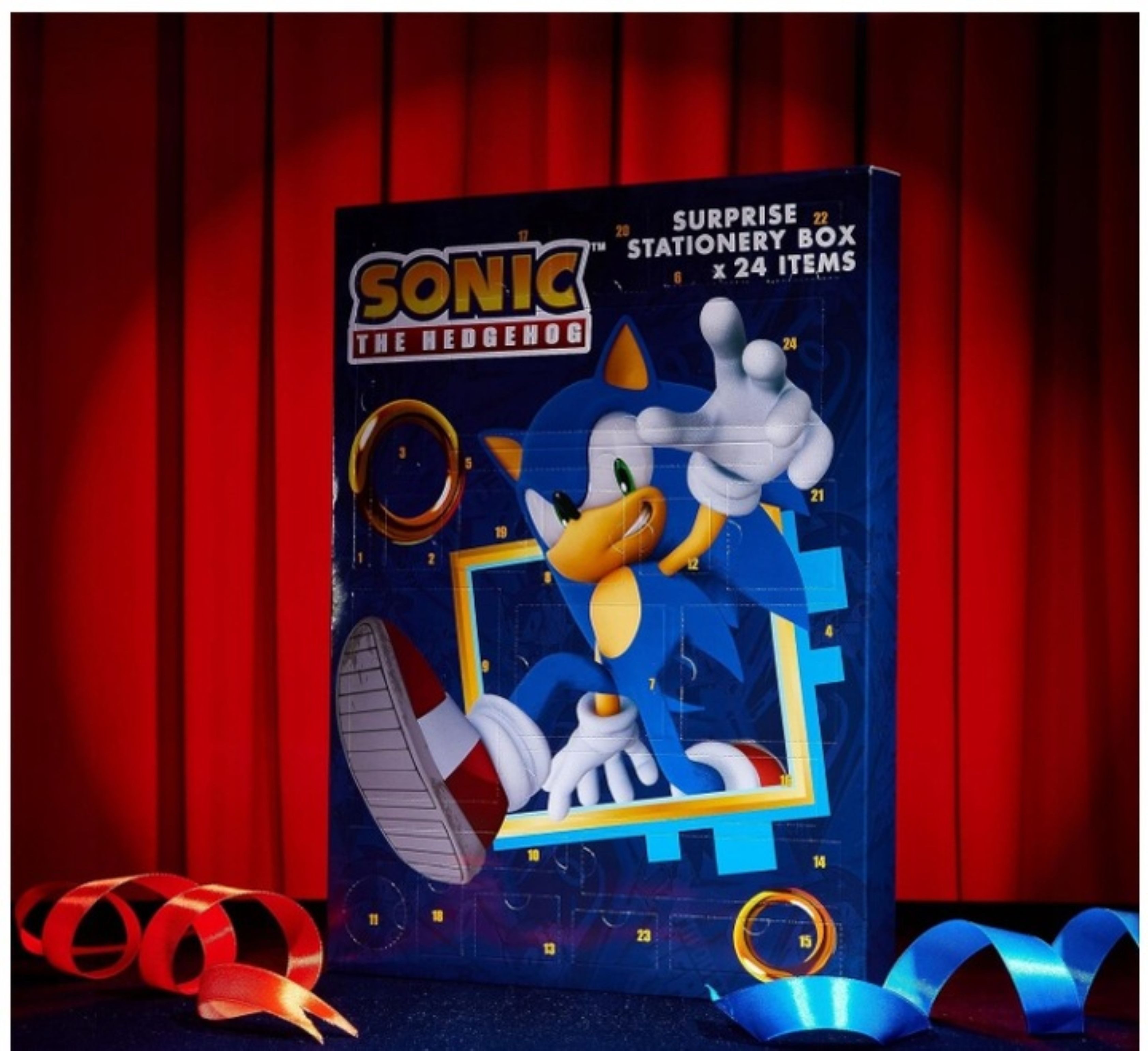 Festivalartikel Календарі Sonic Календарі Kinder, 24x Spielzeug Geschenk Box (1-tlg)
