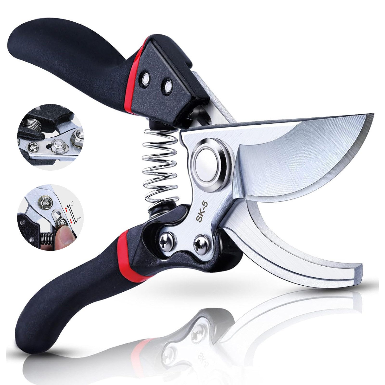 MODFU Gartenschere Prunerschere Pflanzenschere Floristenschere Baumtrimmer, günstig online kaufen