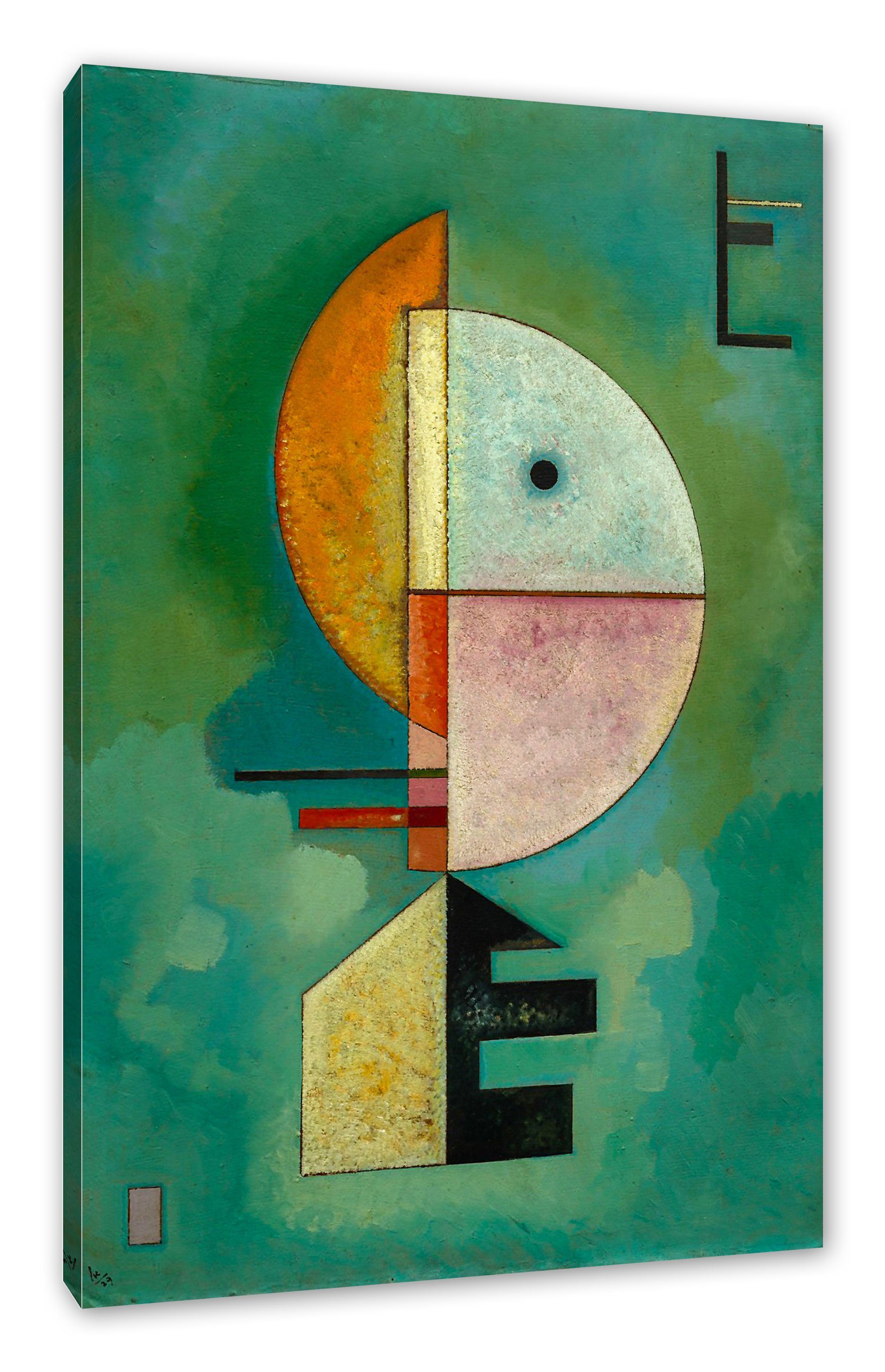 Pixxprint Leinwandbild Wassily Kandinsky - Empor, günstig online kaufen