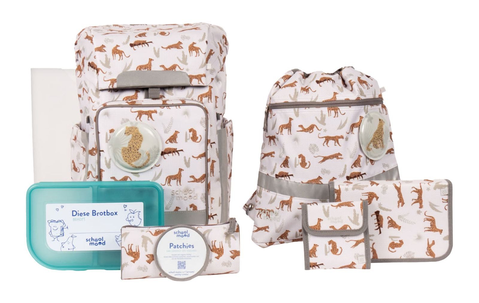 SCHOOL-MOOD® Schulranzen Rebel Nordic Collection (Set, 7-tlg)