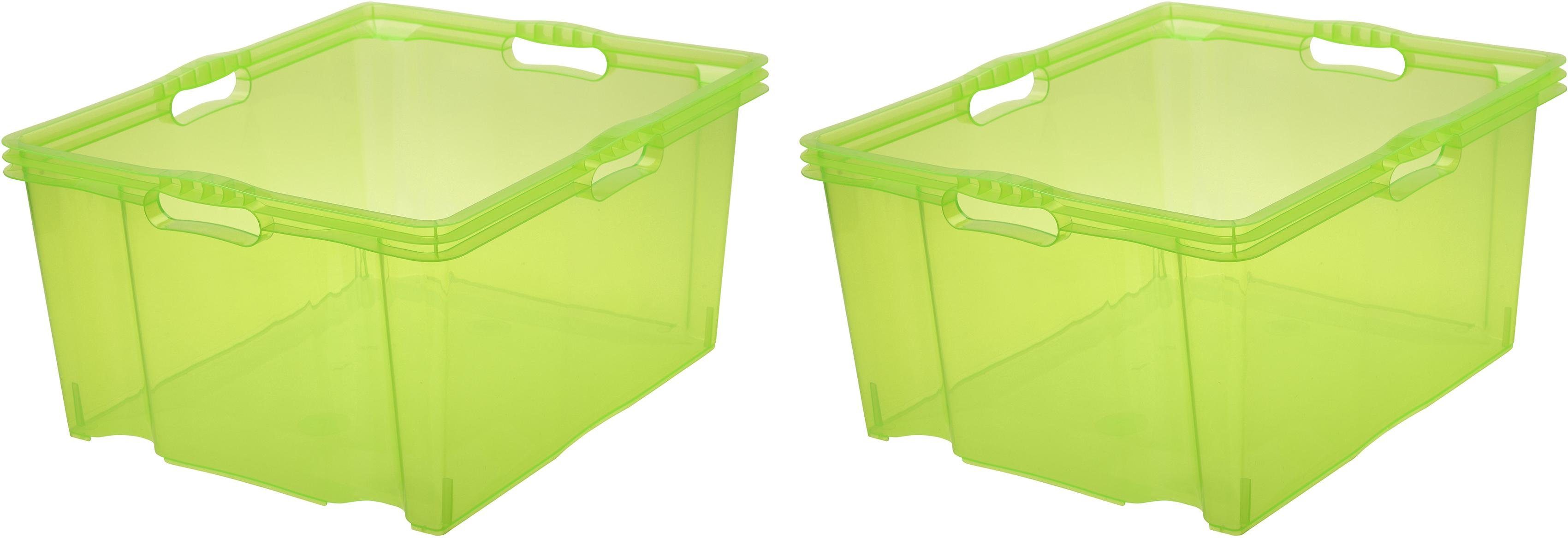 keeeper Organizer franz (Set, 2 St), Aufbewahrungsboxen xxl, hochwertiger Kunststoff, 44 L