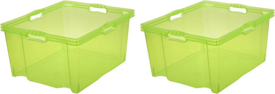 Aufbewahrungsboxen Organizer St), L hochwertiger (Set, 44 Kunststoff, keeeper franz 2 xxl,