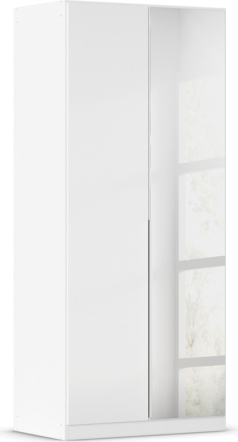 OTTO home Drehtürenschrank Kleiderschrank Schrank Garderobe AGORDO mit Dekor- oder Hochglanzfront (in zwei Griff-Farben, Breiten 91-405 cm) durchdachte Innenausstattung, in 8 Breiten und 2 Höhen MADE IN GERMANY