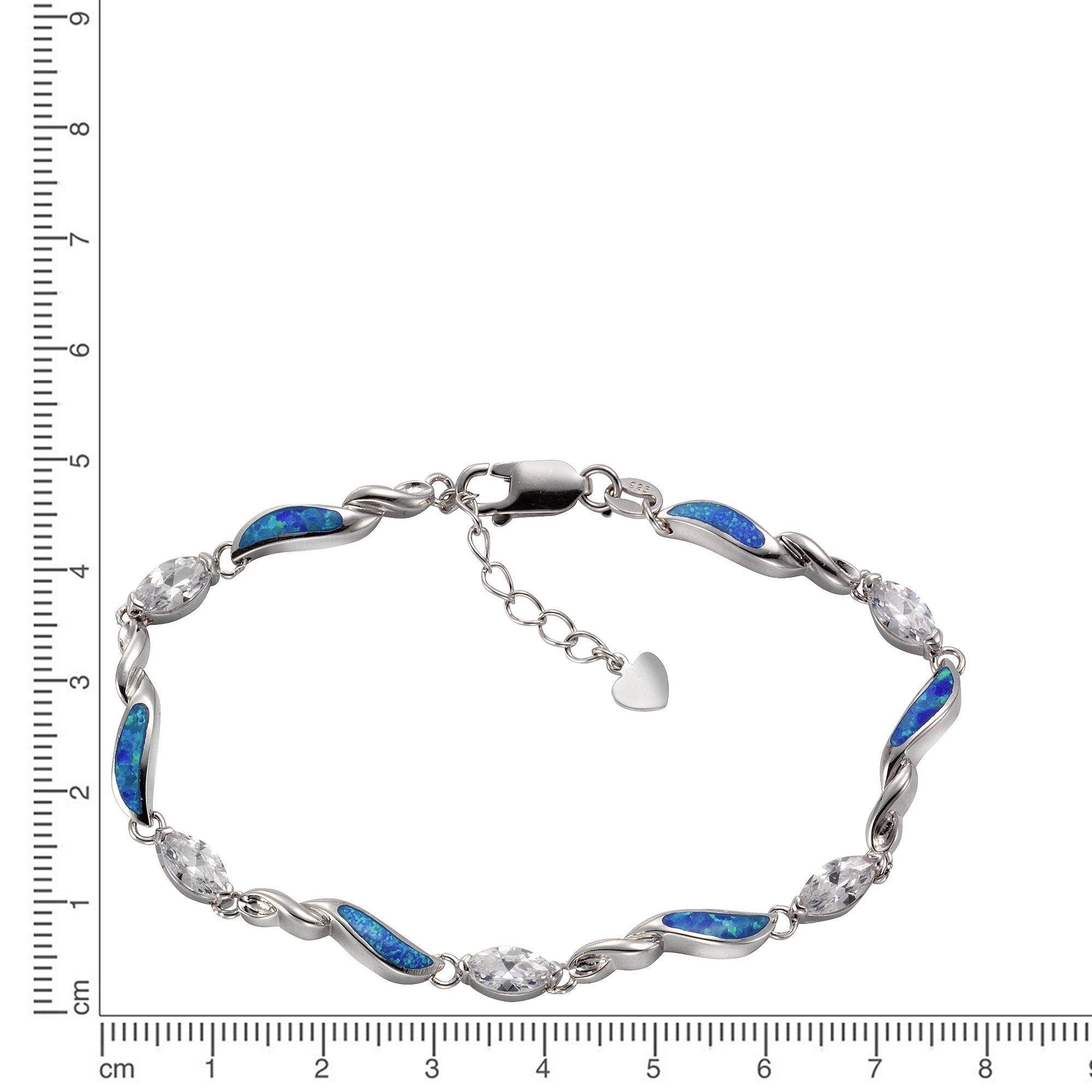 Vivance Armband 925/- Sterling Silber synth. Opal Zirkonia günstig online kaufen