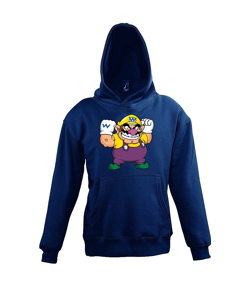Kapuzenpullover Wario Kinder Hoodie für Jungen und Mädchen