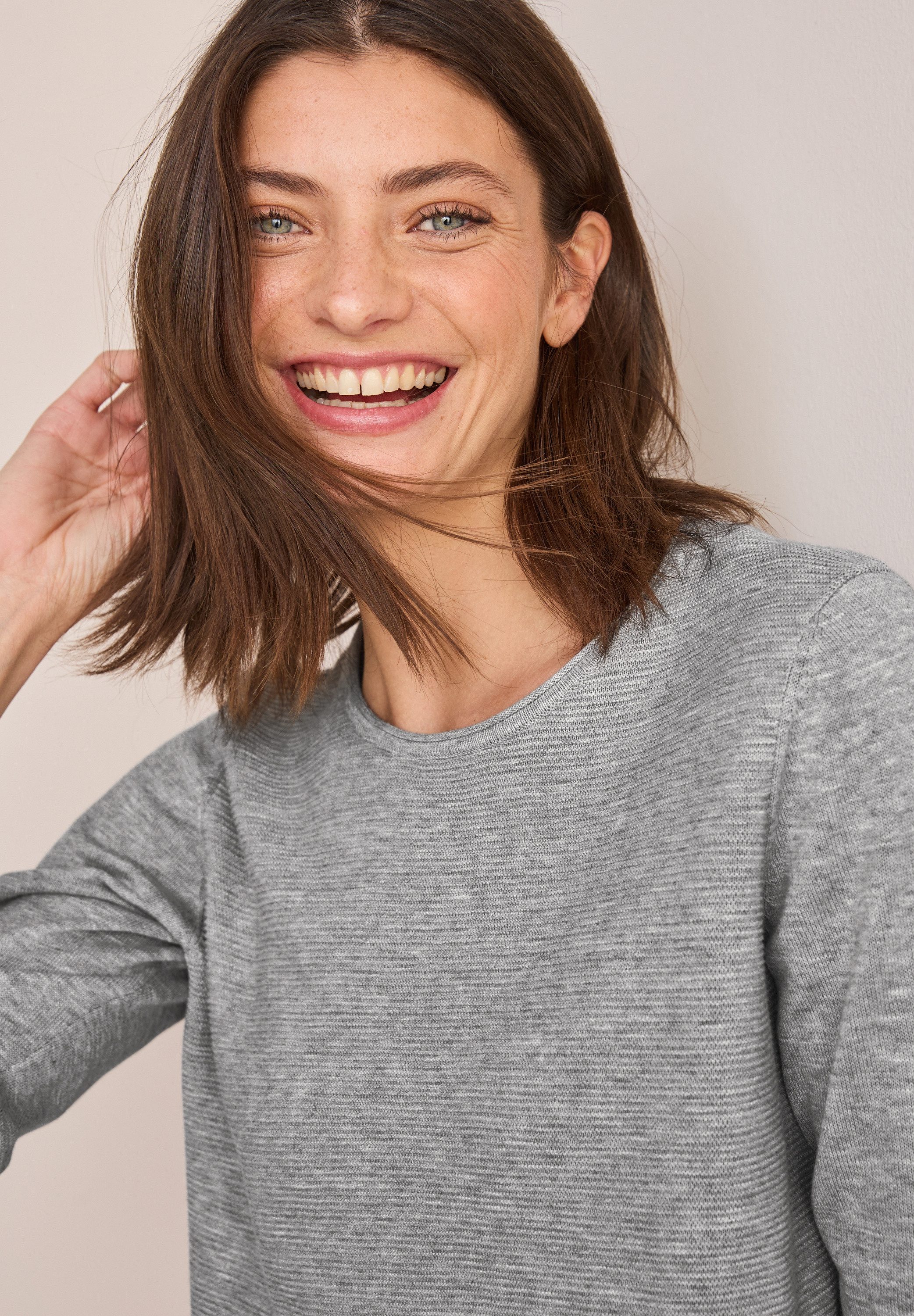 CECIL Strickpullover im soften Baumwoll-Mix