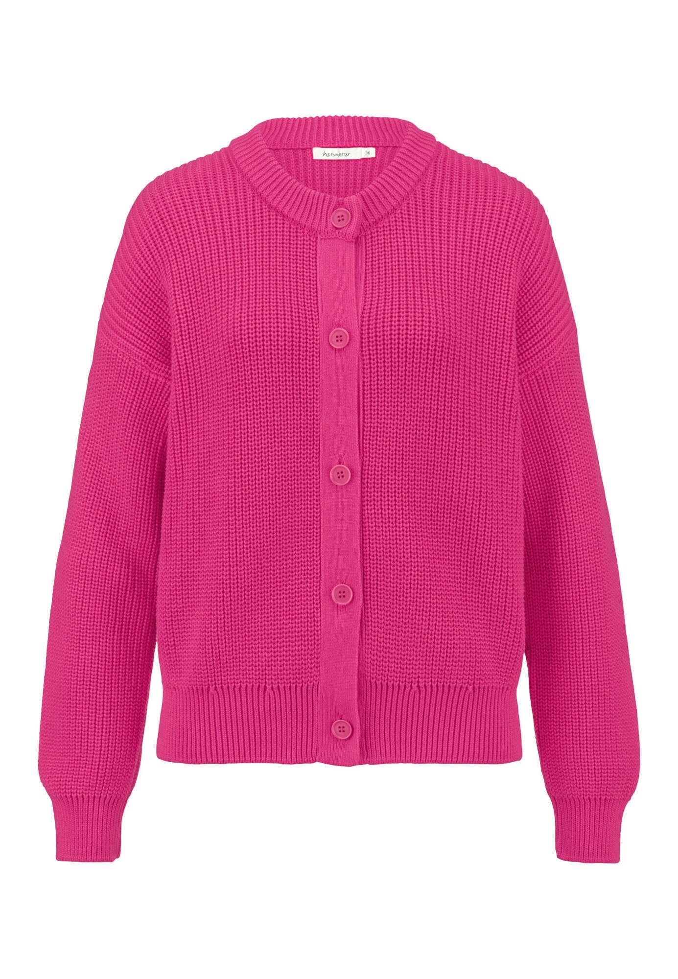 Hessnatur Strickjacke aus reiner Bio-Baumwolle (1-tlg)