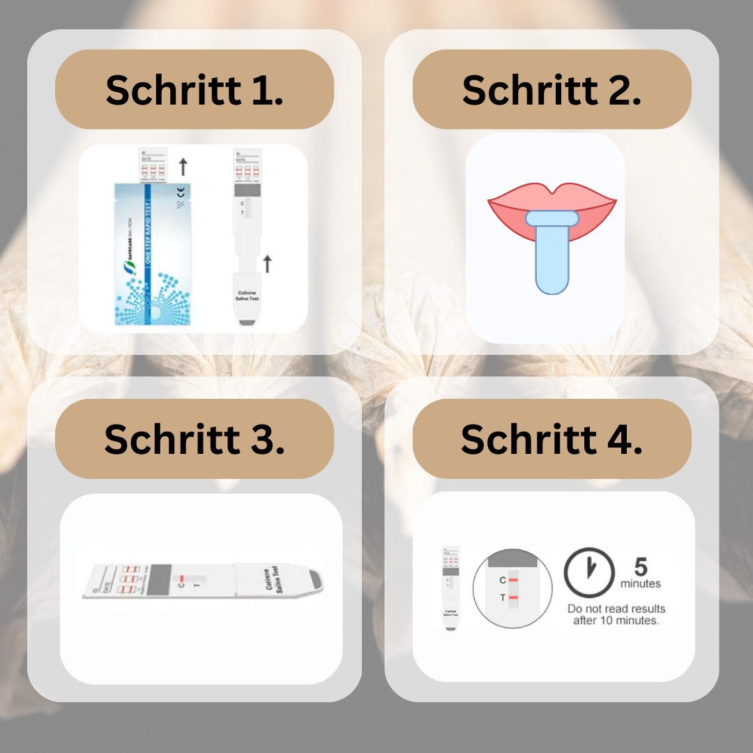 Safecare Bio-Tech Drogen-Schnelltest 10 Drogentest Schnelltest - THC hochsensibler Speicheltest, 1 Messparameter, Speicheltest, Spucktest, Lollytest, 10-tlg., THC-Schnelltest, Hohe Präzision und Zuverlässigkeit