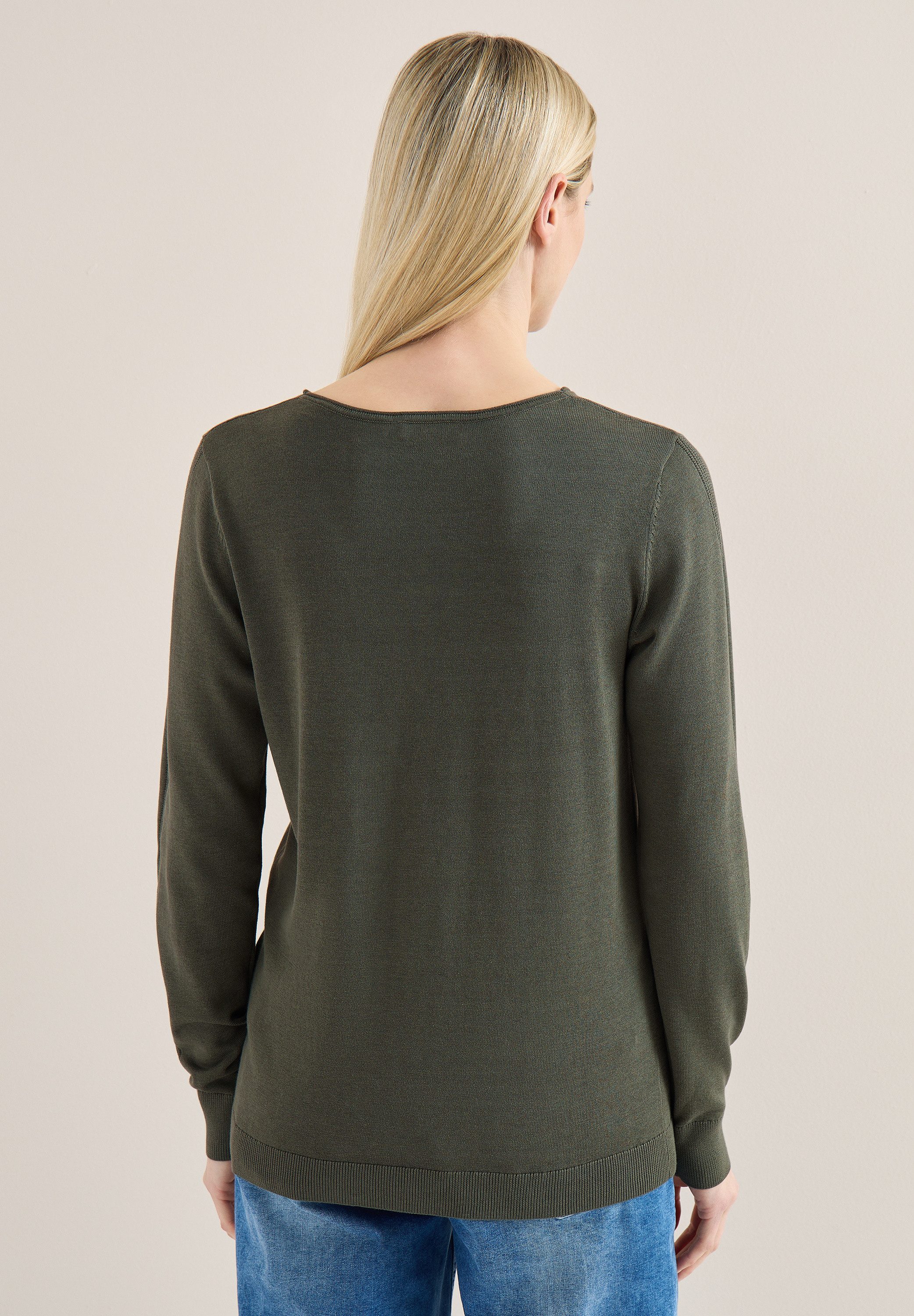 CECIL Strickpullover mit Strick-Detail