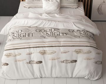 Bettwäsche Elegance Good Night Bettbezug, Sitheim-Europe, Baumwollegemischt, 2 teilig, Antiallergisch, knitterarm