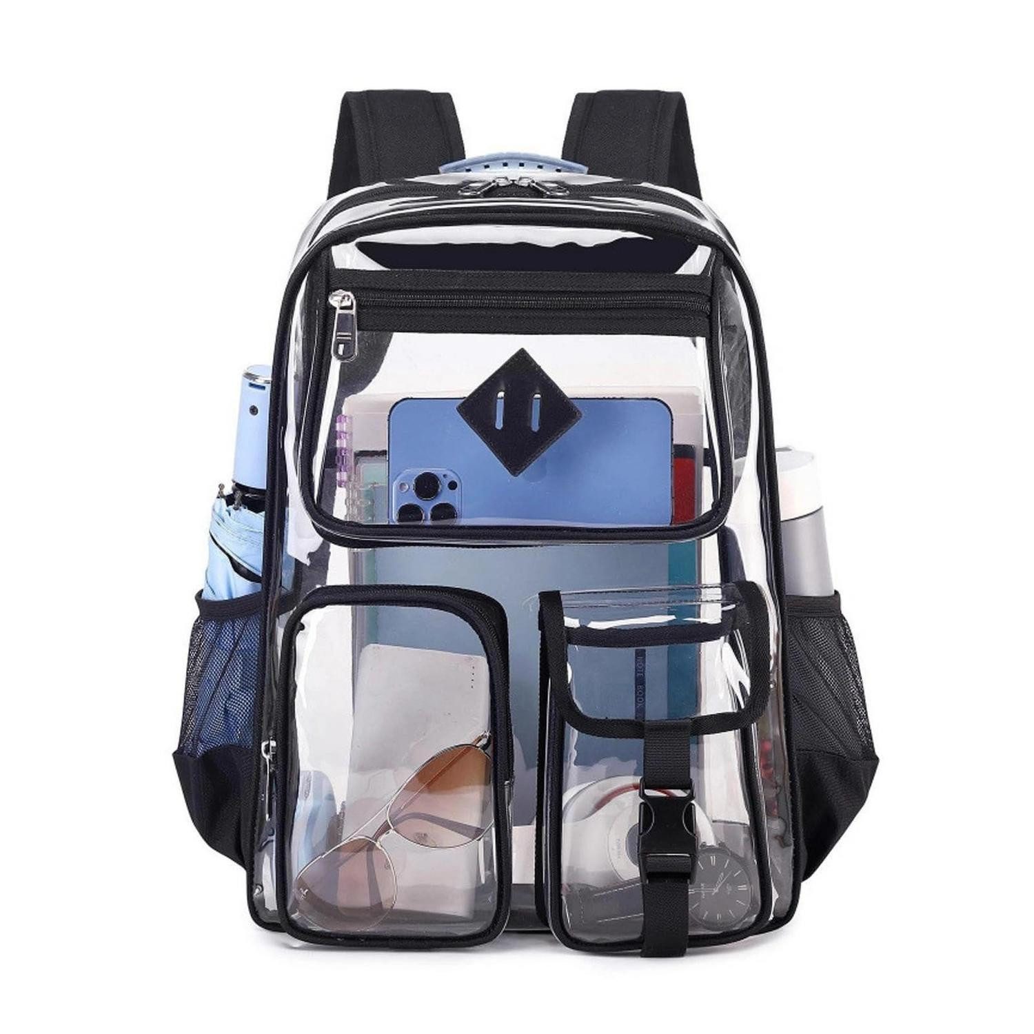 LuxusKollektion Schulrucksack Rucksack Transparent PVC Version C