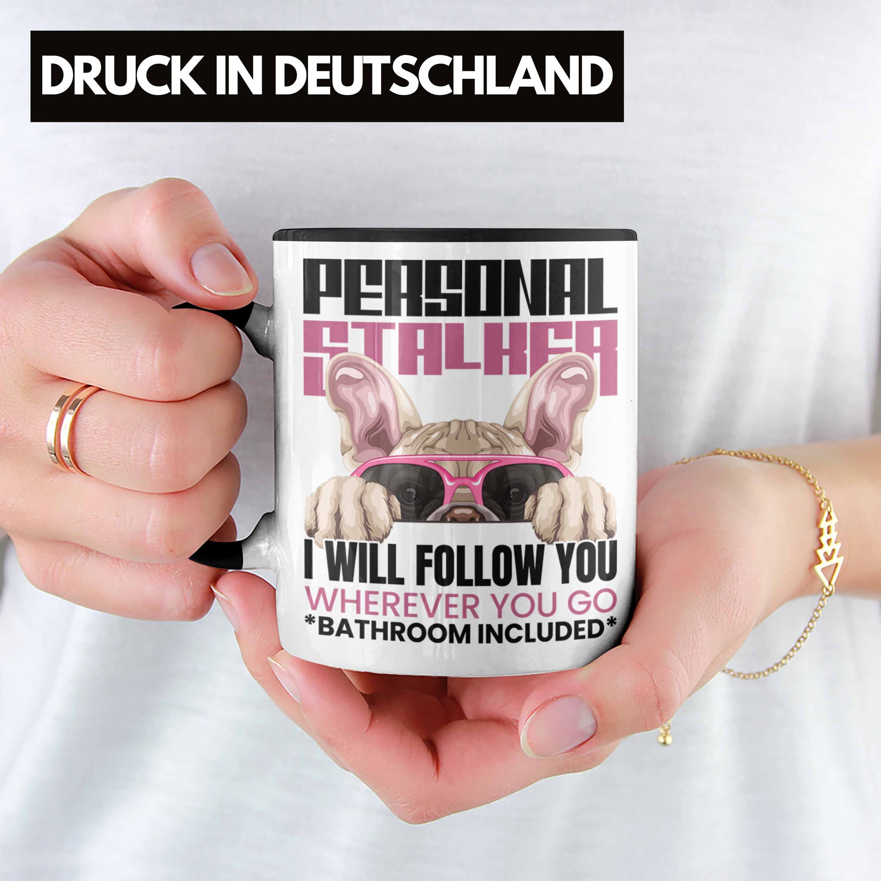 Geschenk Besitzerin Spruch Tasse Trendation Gesch Schwarz Französische Lustiger Tasse Bulldogge