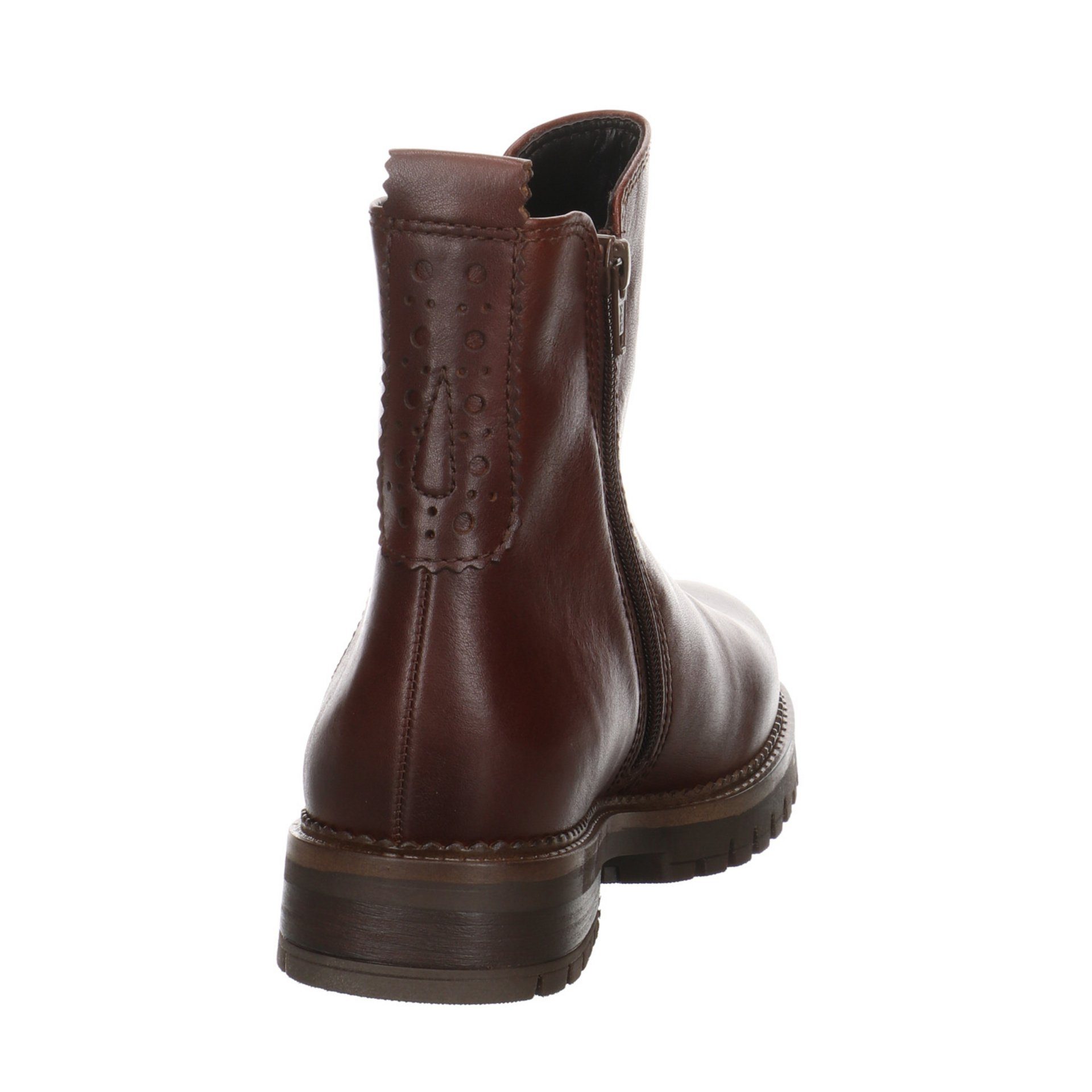Stiefel Damen sattel Schuhe (river) Leder-/Textilkombination Chelsea Stiefel Boots Gabor