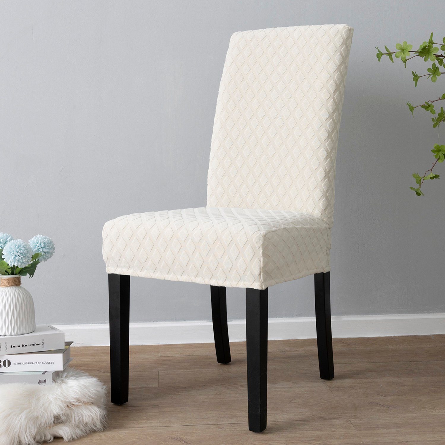 BYSURE Stuhlhusse Stuhlhussen für Esszimmerstühle, Abnehmbarer Waschbarer S günstig online kaufen