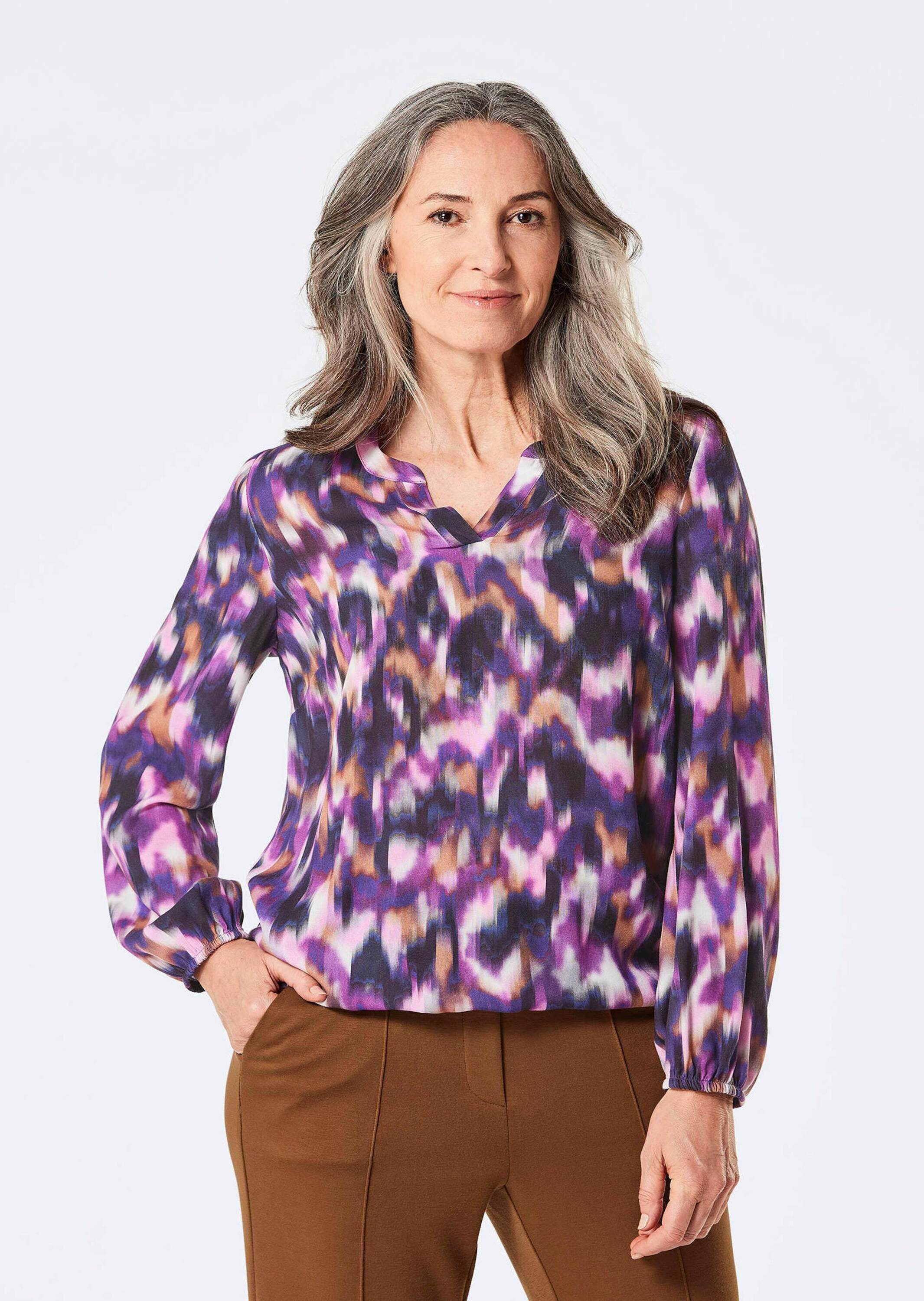 Klassische Bluse Kurzgröße: Bluse