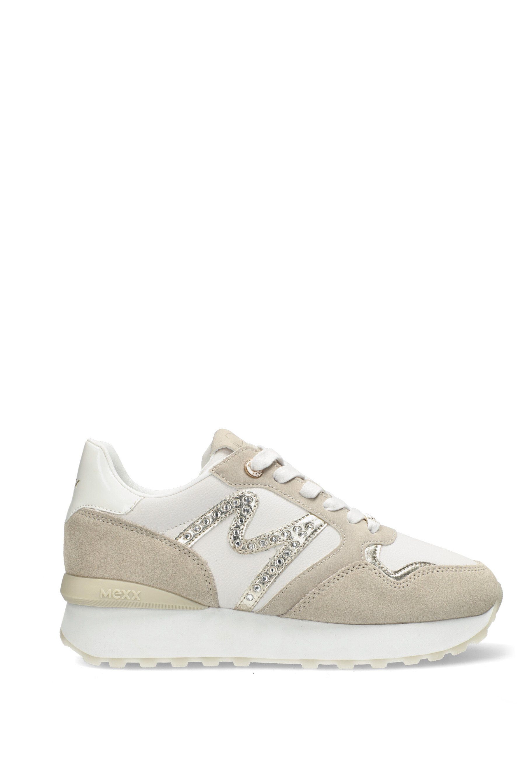 Mexx Damen Sneaker JUJU SPARK - Off White/Sand Sneaker