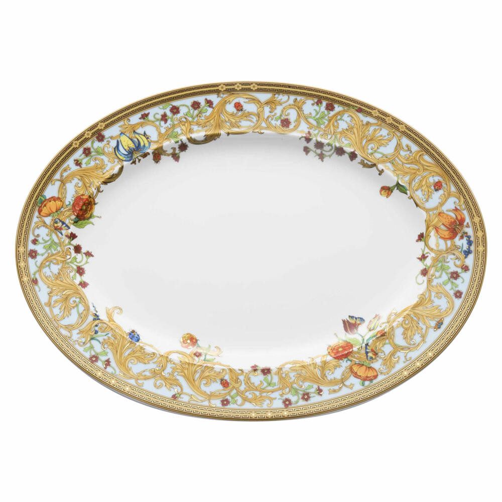 Rosenthal meets Versace Servierplatte Le jardin de Versace, 34 cm, Porzellan