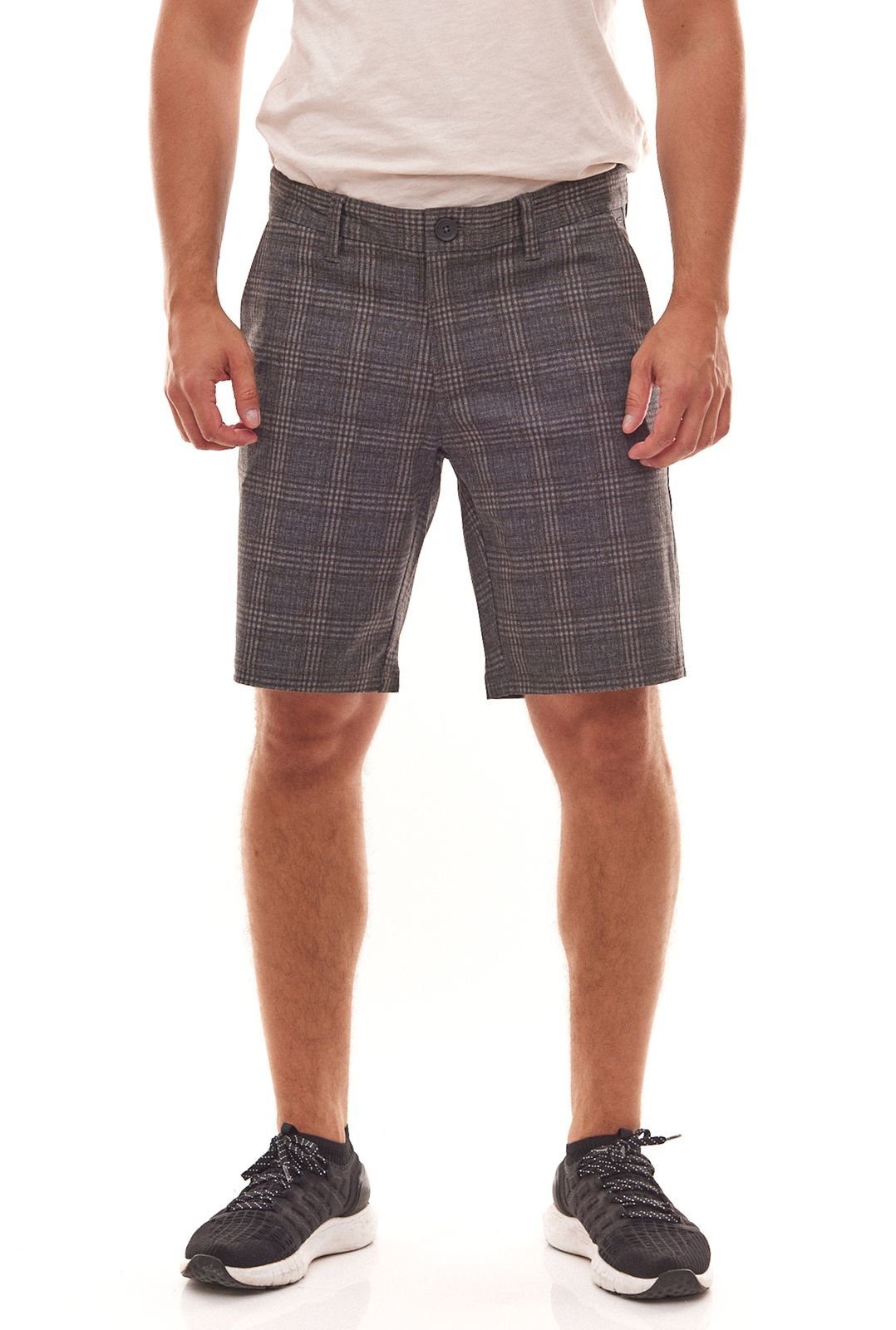 ONLY & SONS Bermudas ONLY & SONS Mark Print Herren Business-Bermuda Chino-Shorts Grau