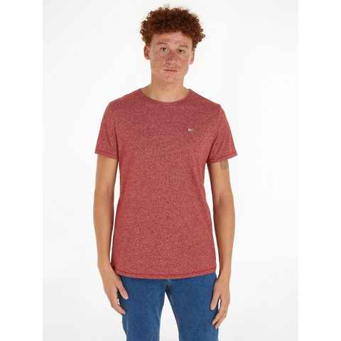 Tommy Jeans Plus T-Shirt TJM XSLIM JASPE C NECK EXT mit Tommy Jeans Logo auf der Brust