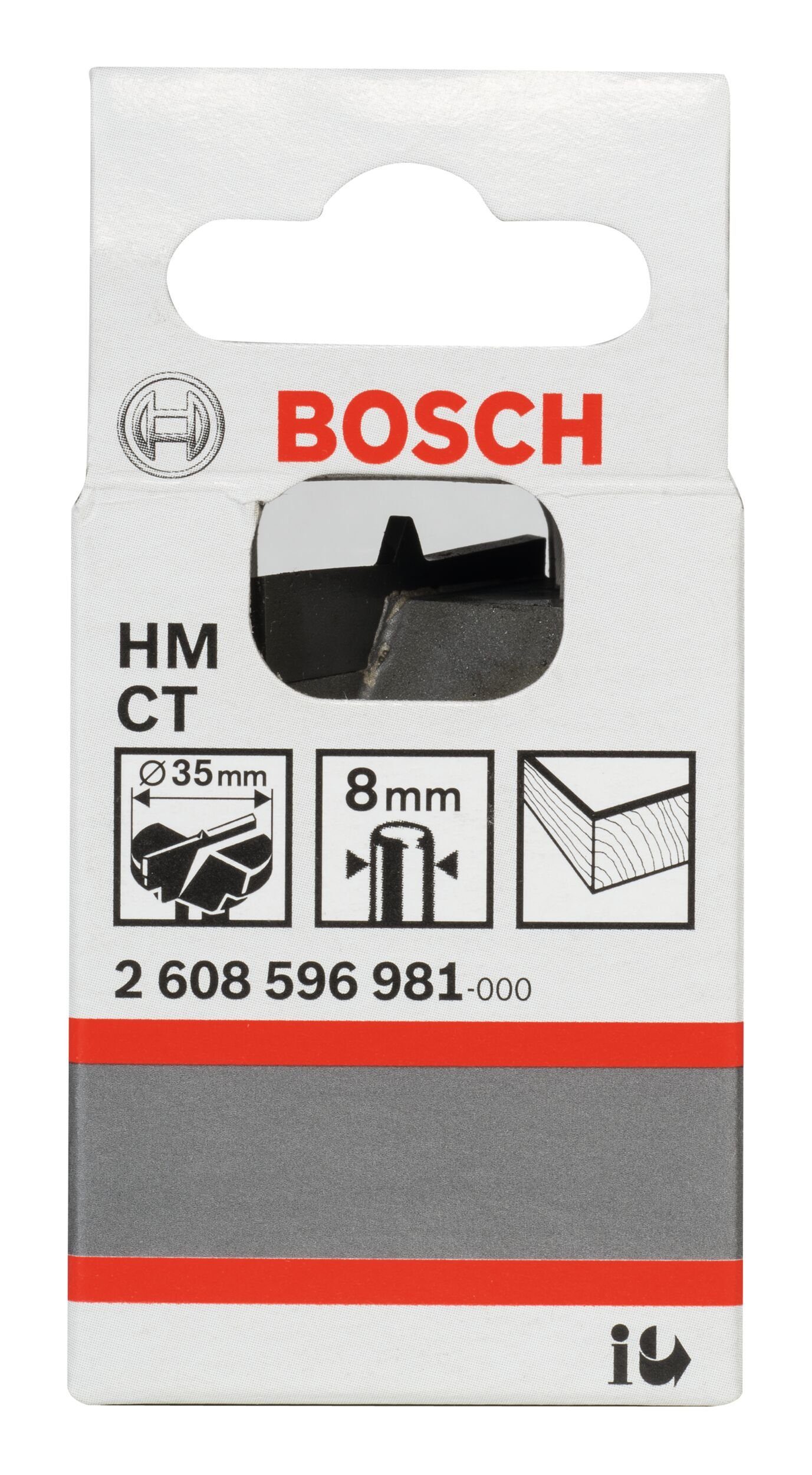 BOSCH Holzbohrer, Hartmetall x x 8 35 mm - 56 Scharnierlochbohrer
