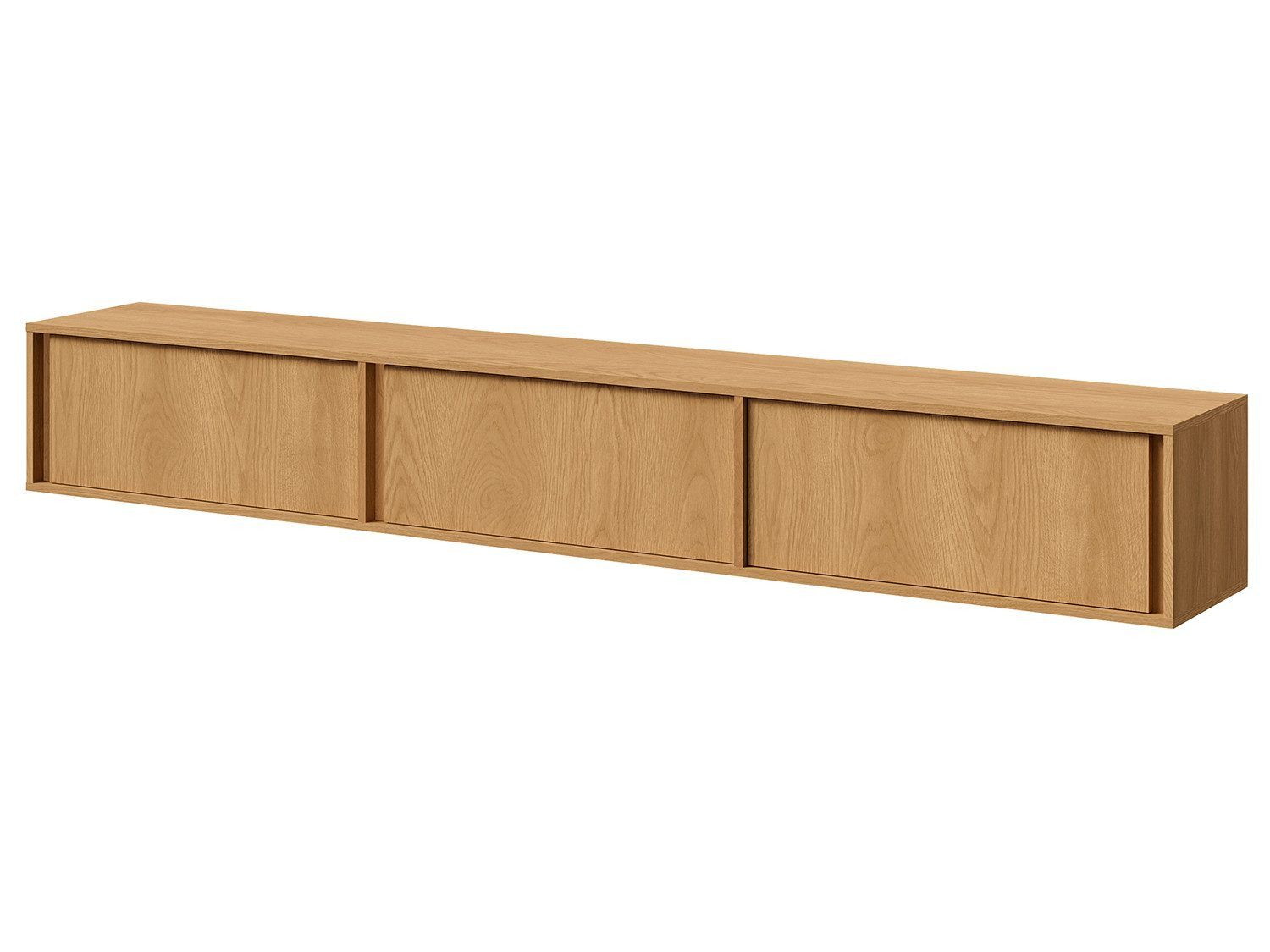 Beautysofa TV-Schrank VERO 230 cm TV-Lowboard (grifflos, Japandi-Stil) hängend oder stehend