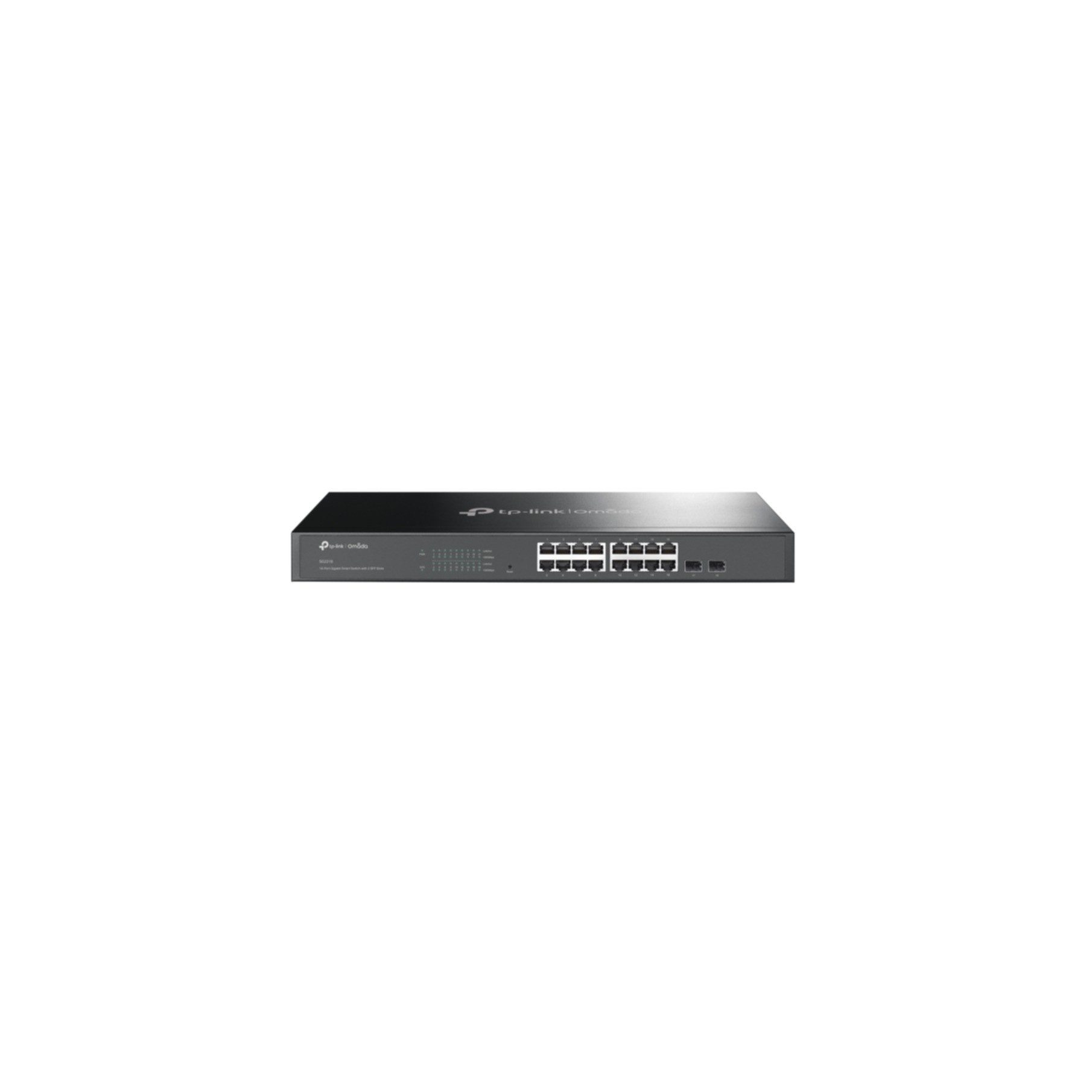 tp-link JetStream 16-Port Gigabit Smart Switch mit 2 SFP-Slots Netzwerk-Switch