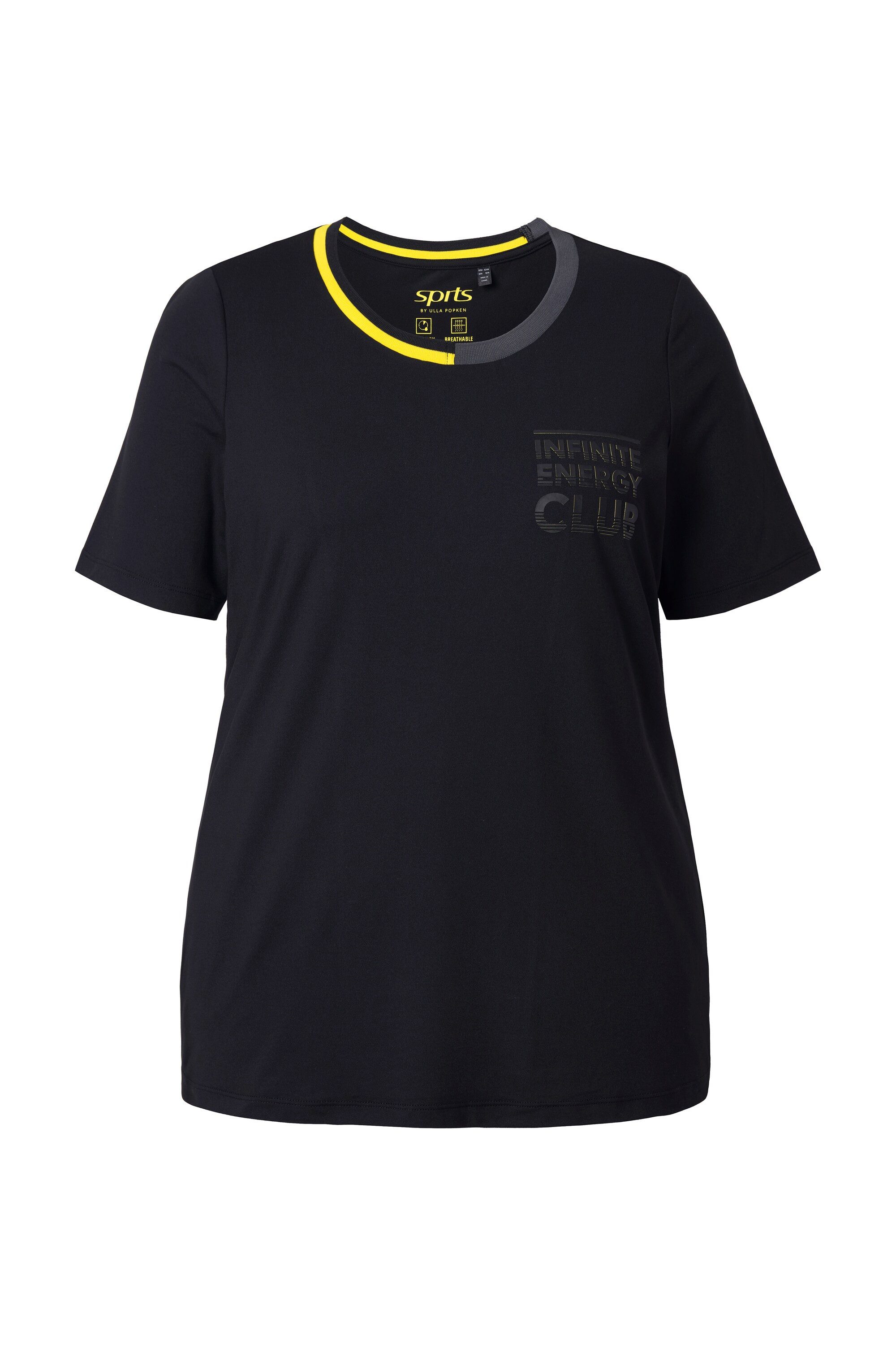 Ulla Popken T-Shirt Funktionsshirt schnelltrocknend atmungsaktiv günstig online kaufen