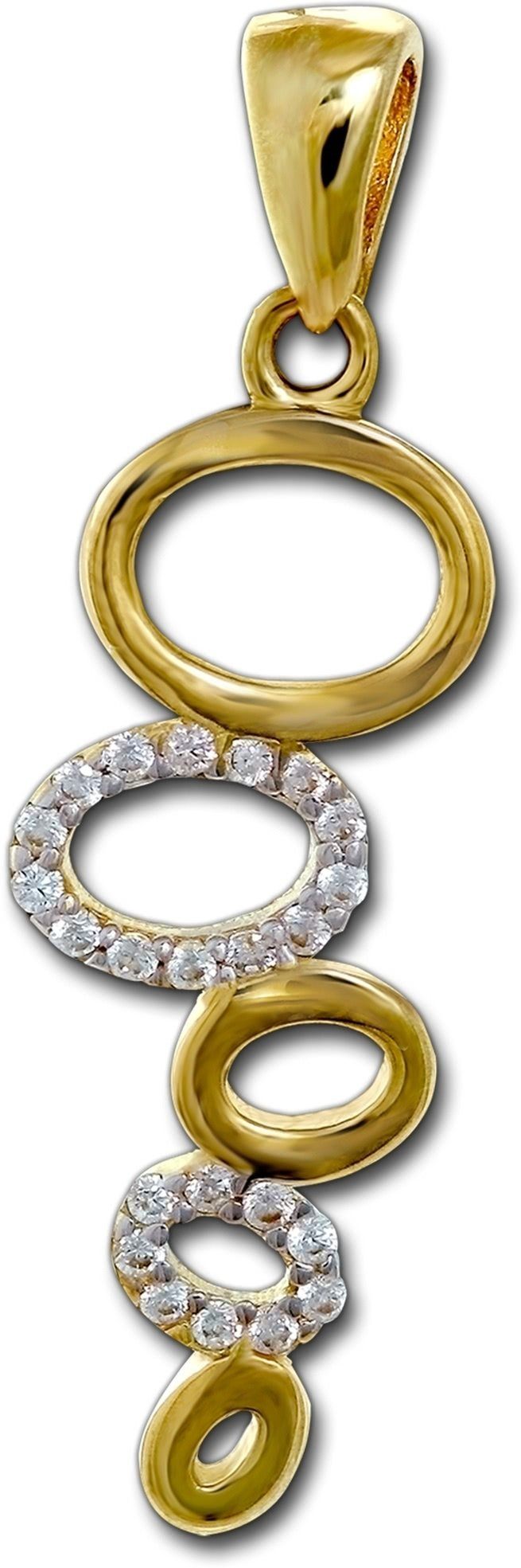 Kettenanhänger GoldDream Kettenanhänger Ovale 8K Gold