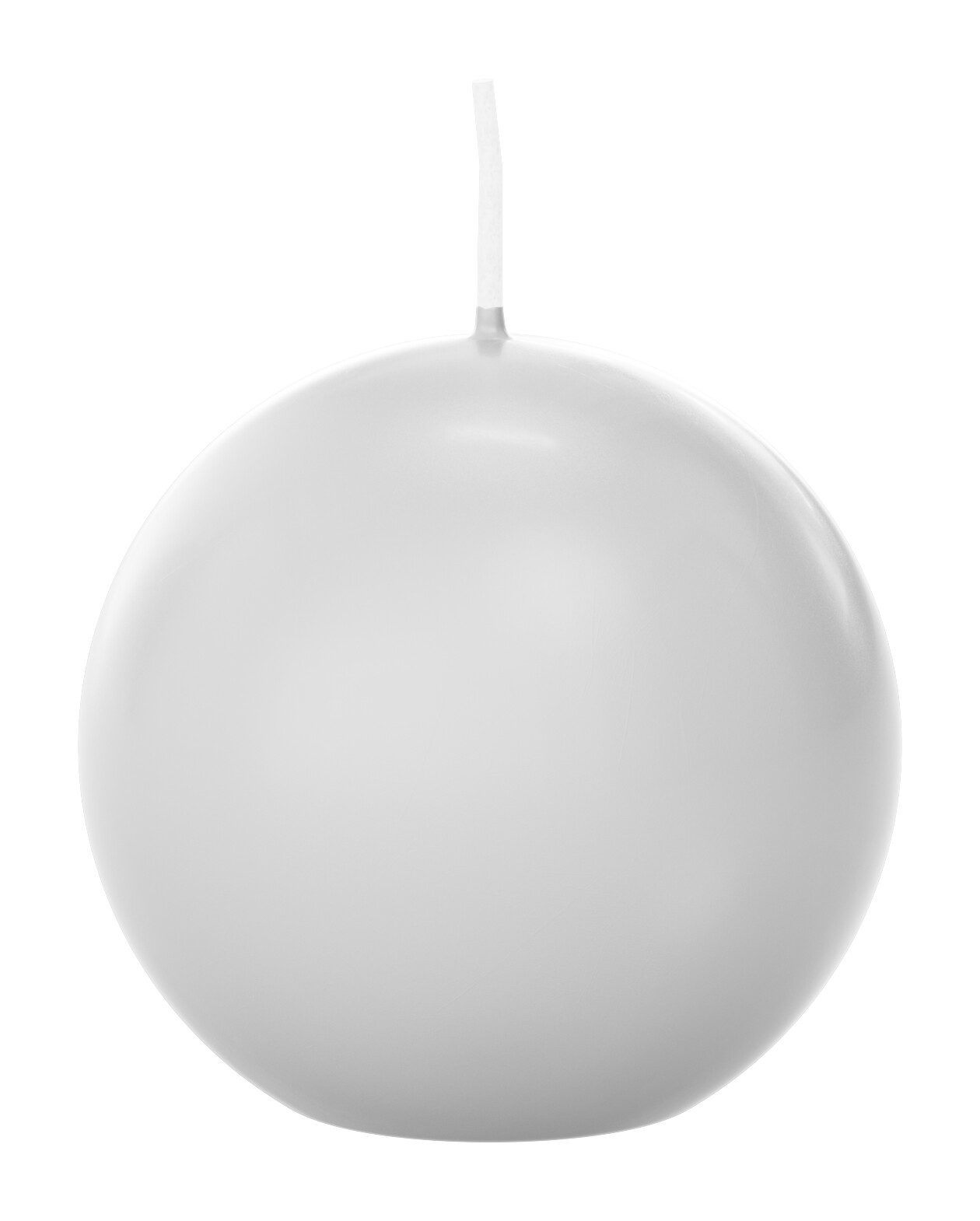 Wiedemann Kerzen Kugelkerze Kugelkerzen Weiß Ø 60 mm, 16 Stück