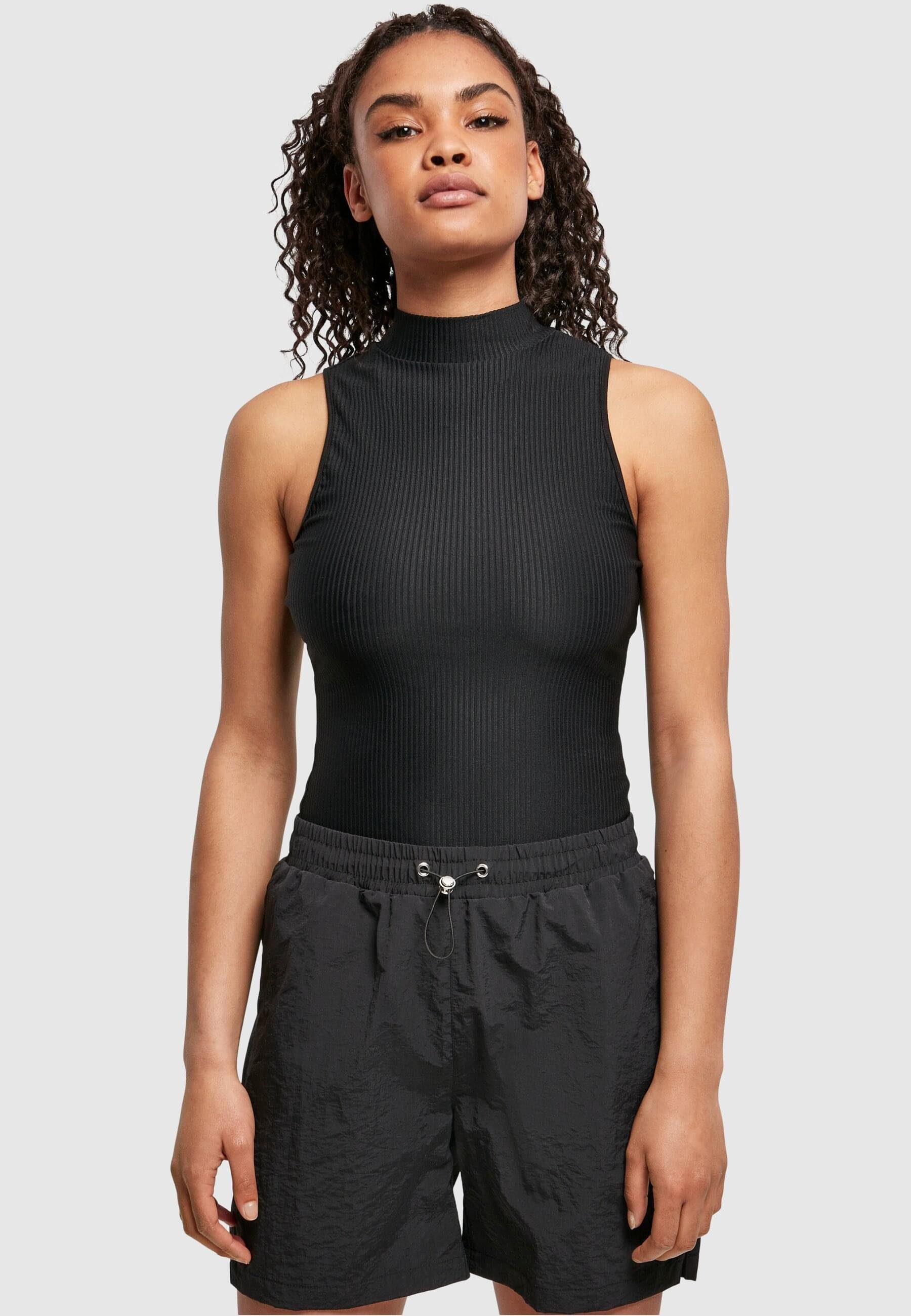 Damen Sleeveless URBAN Turtleneck Body Rib CLASSICS Body Ladies