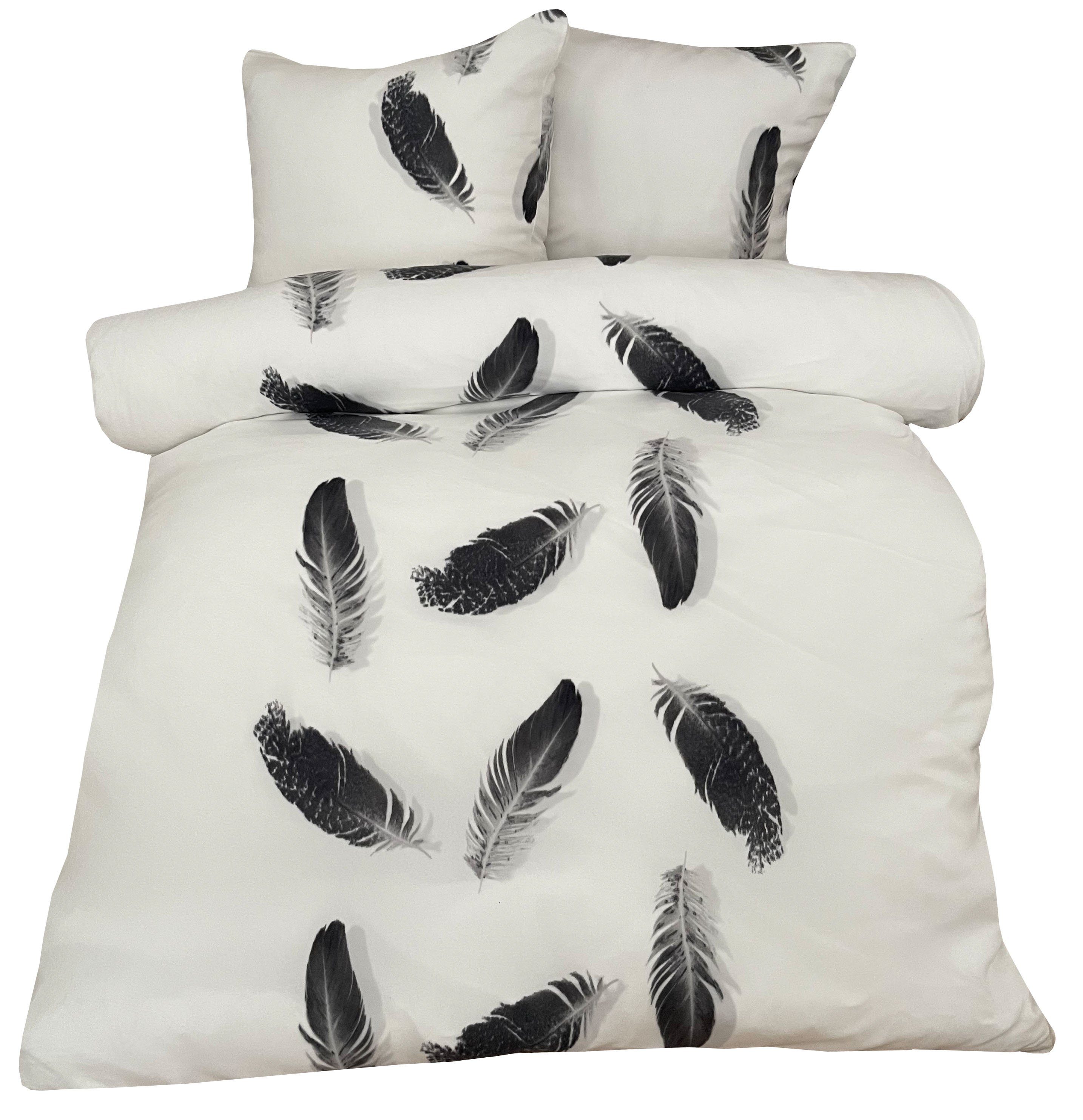 Leonado Vicenti Bettwäsche Winter flauschig warm, Fleece, 3 teilig, Thermof günstig online kaufen