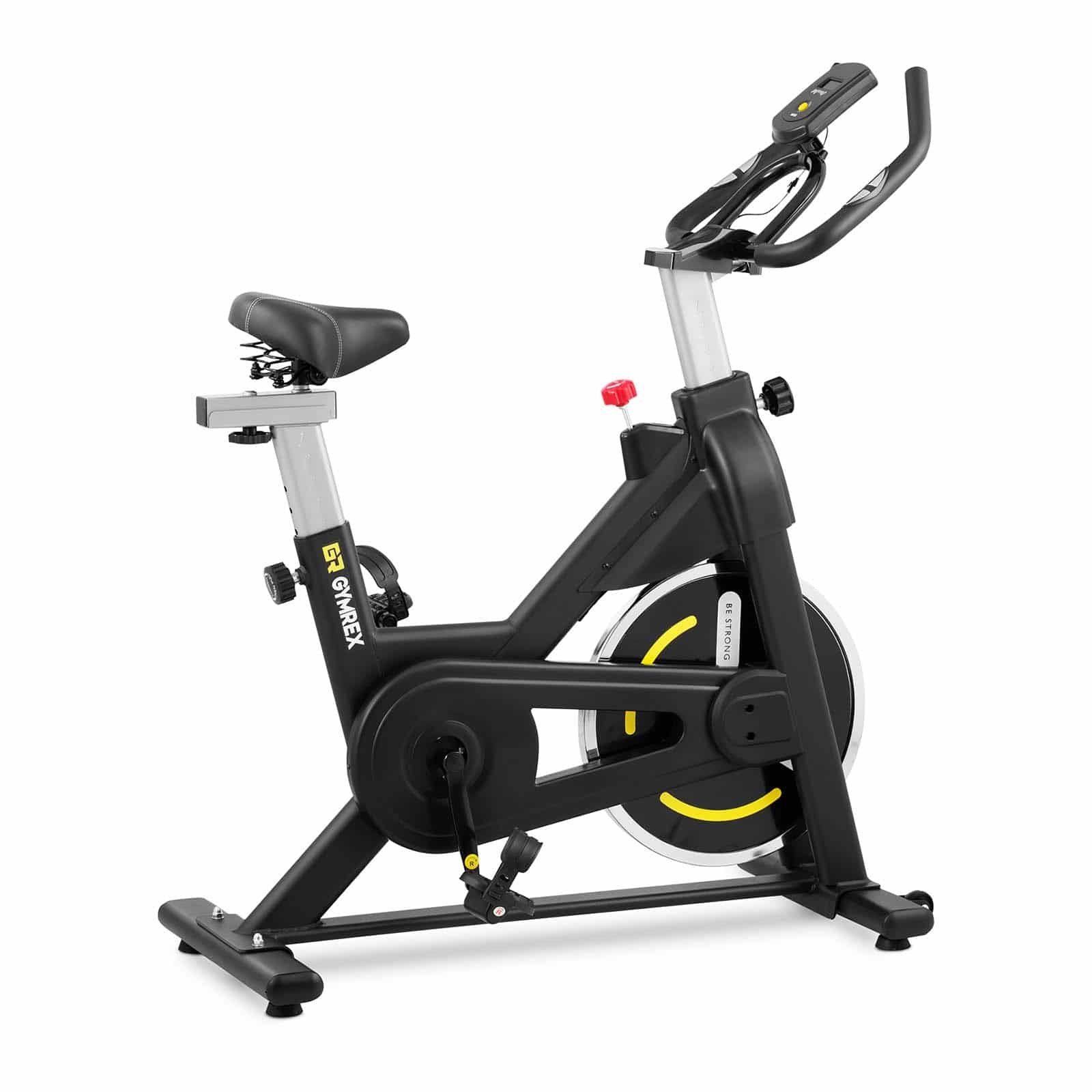 Gymrex Heimtrainer Heimtrainer Hometrainer Fahrrad Indoor Cycle 8 kg Schwungmasse bis 100