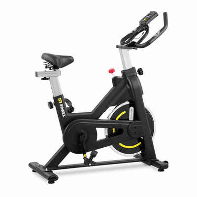 Gymrex Heimtrainer Heimtrainer Hometrainer Fahrrad Indoor Cycle 8 kg Schwungmasse bis 100