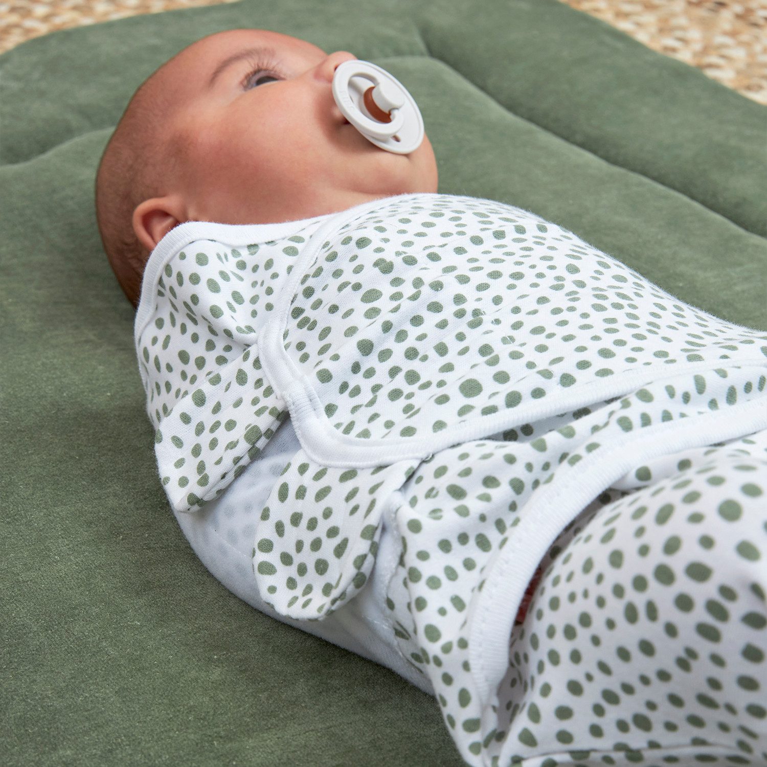 Meyco Baby Pucksack Cheetah Forest Green (2 tlg), 0-3 maanden - 2-Pack – Bild 3 von 4