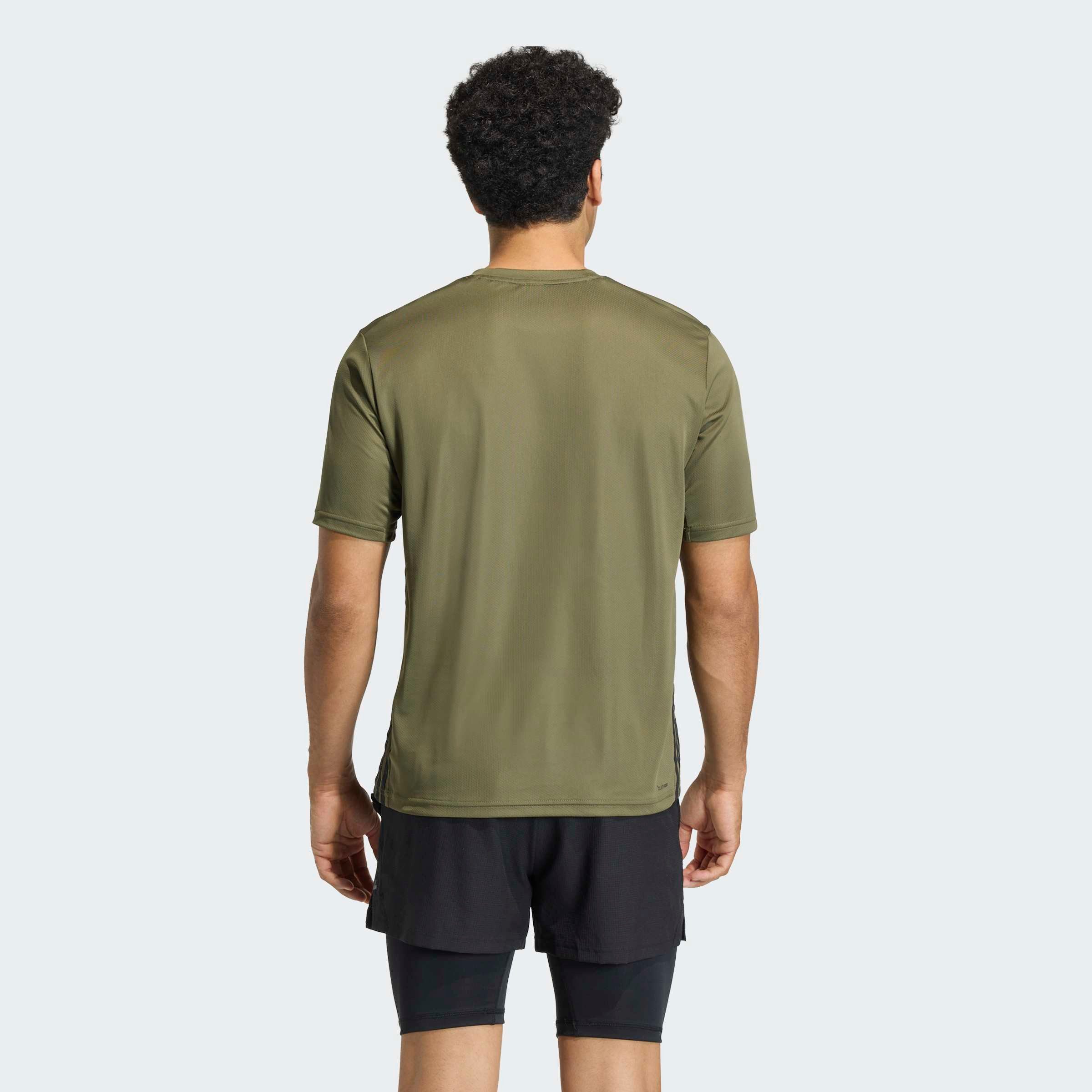 adidas Performance T-Shirt WORKOUT ESSENTIALS BASE 3-STREIFEN