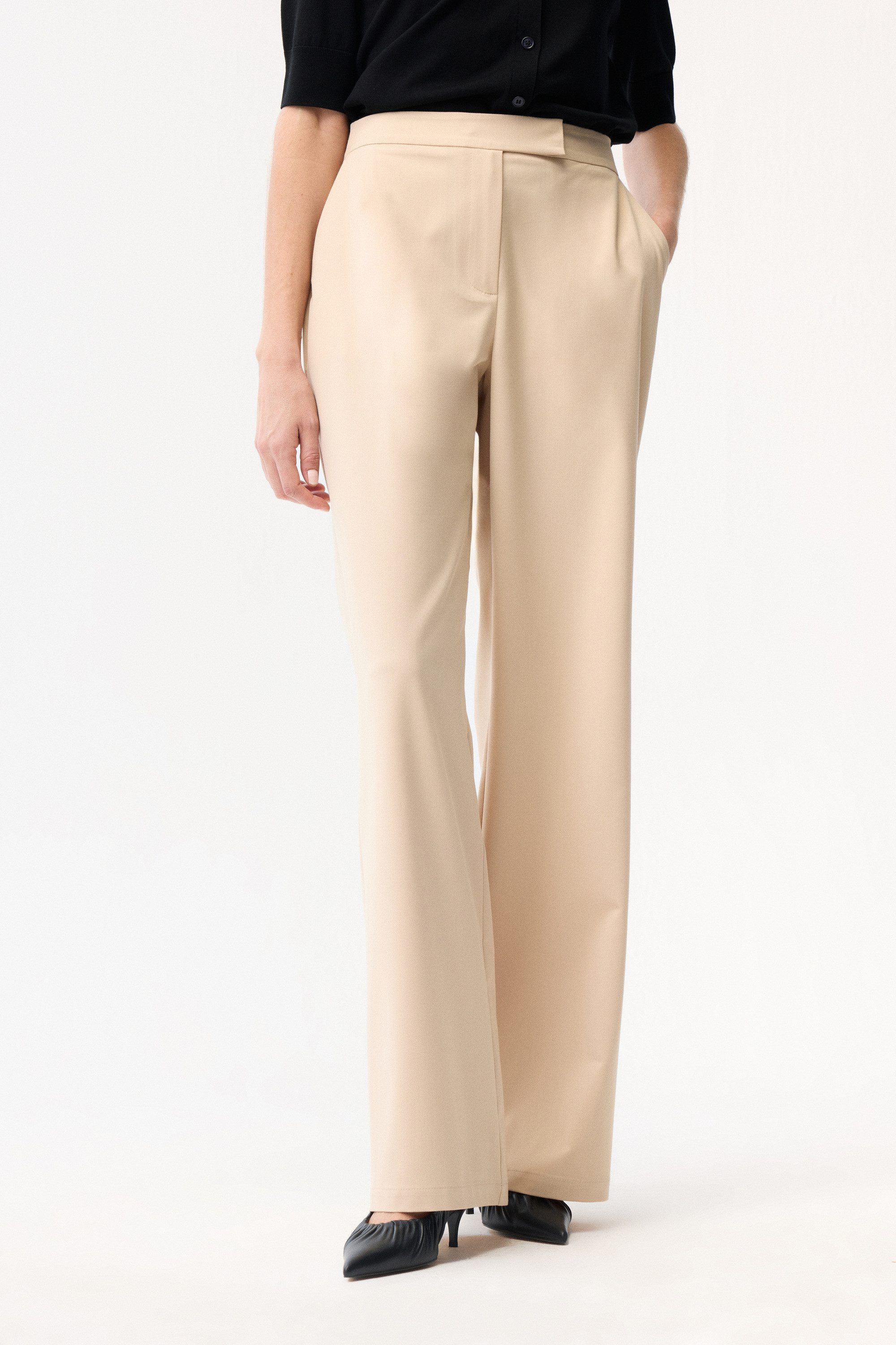 adL Stoffhose Hose mit weitem Bein und Seitentaschen