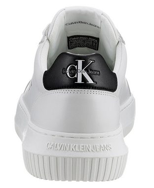 Calvin Klein Jeans SEAMUS 20L Sneaker mit Kontrastbesatz, Freizeitschuh, Halbschuh, Schnürschuh