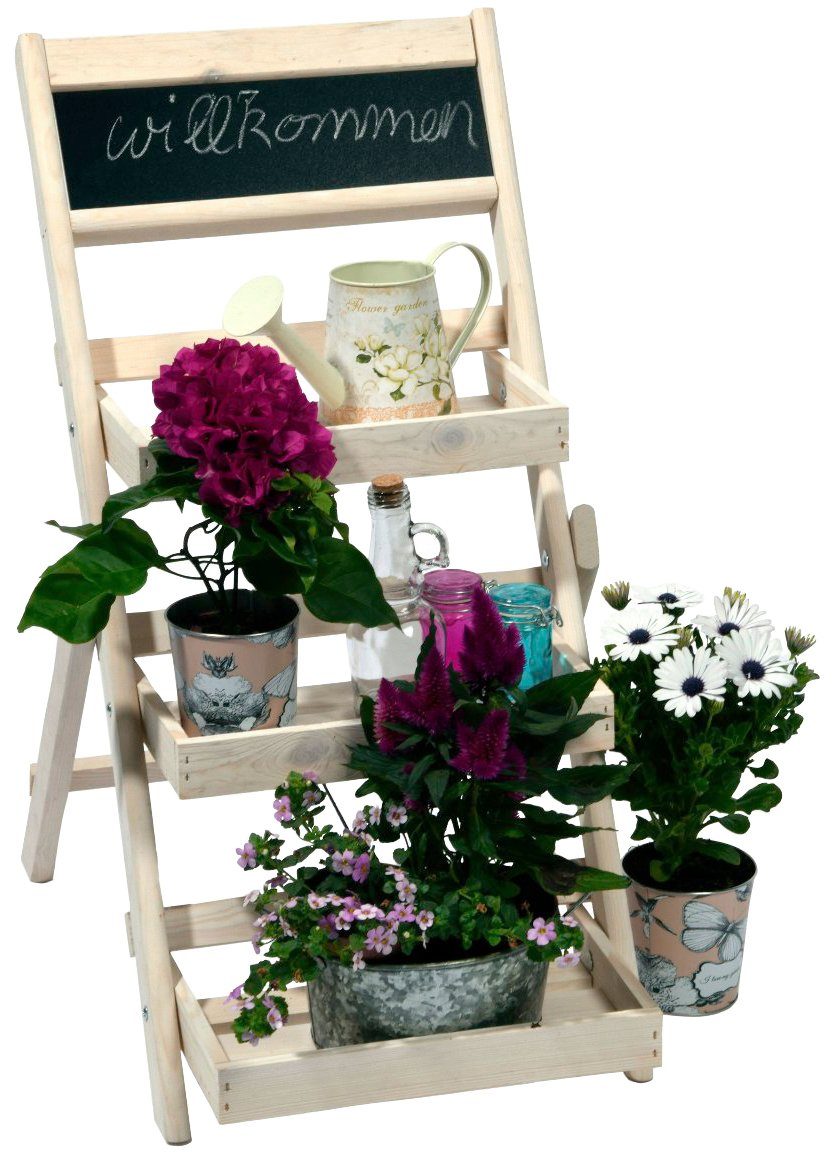 dobar Pflanzentreppe, BxTxH: 38,5x49,5x69 cm, klappbar günstig online kaufen