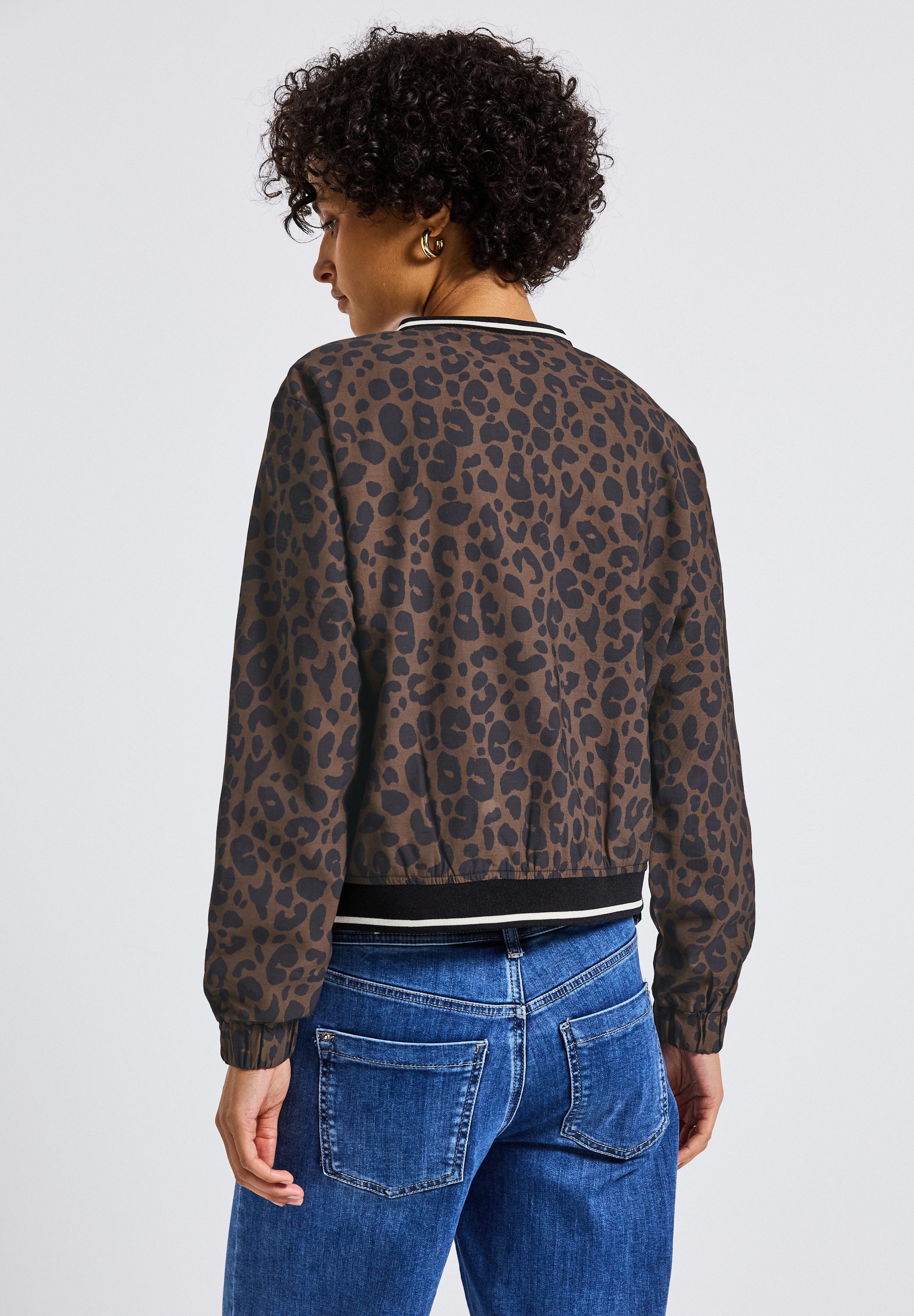 STREET ONE Blouson mit Leomuster günstig online kaufen